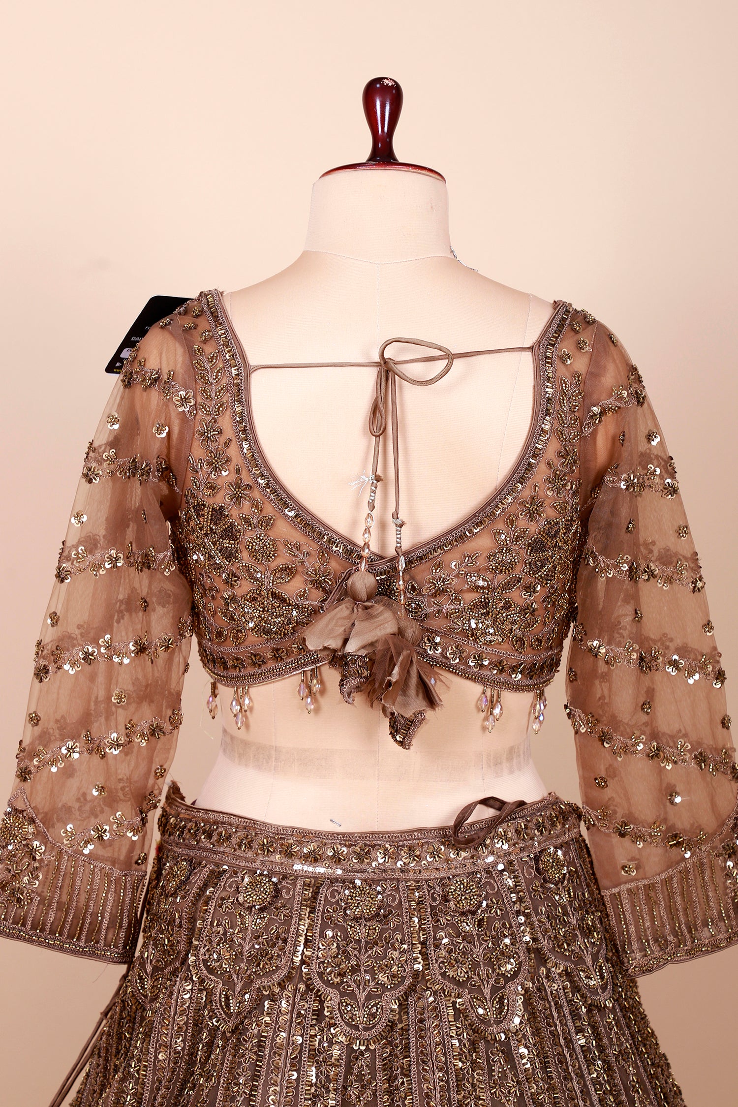 Luxury Dark Bronze Lehenga