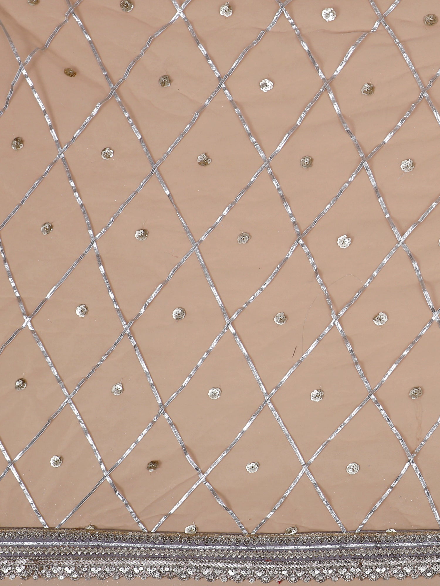 Lavender Charm Handcrafted Embroidery Lehenga