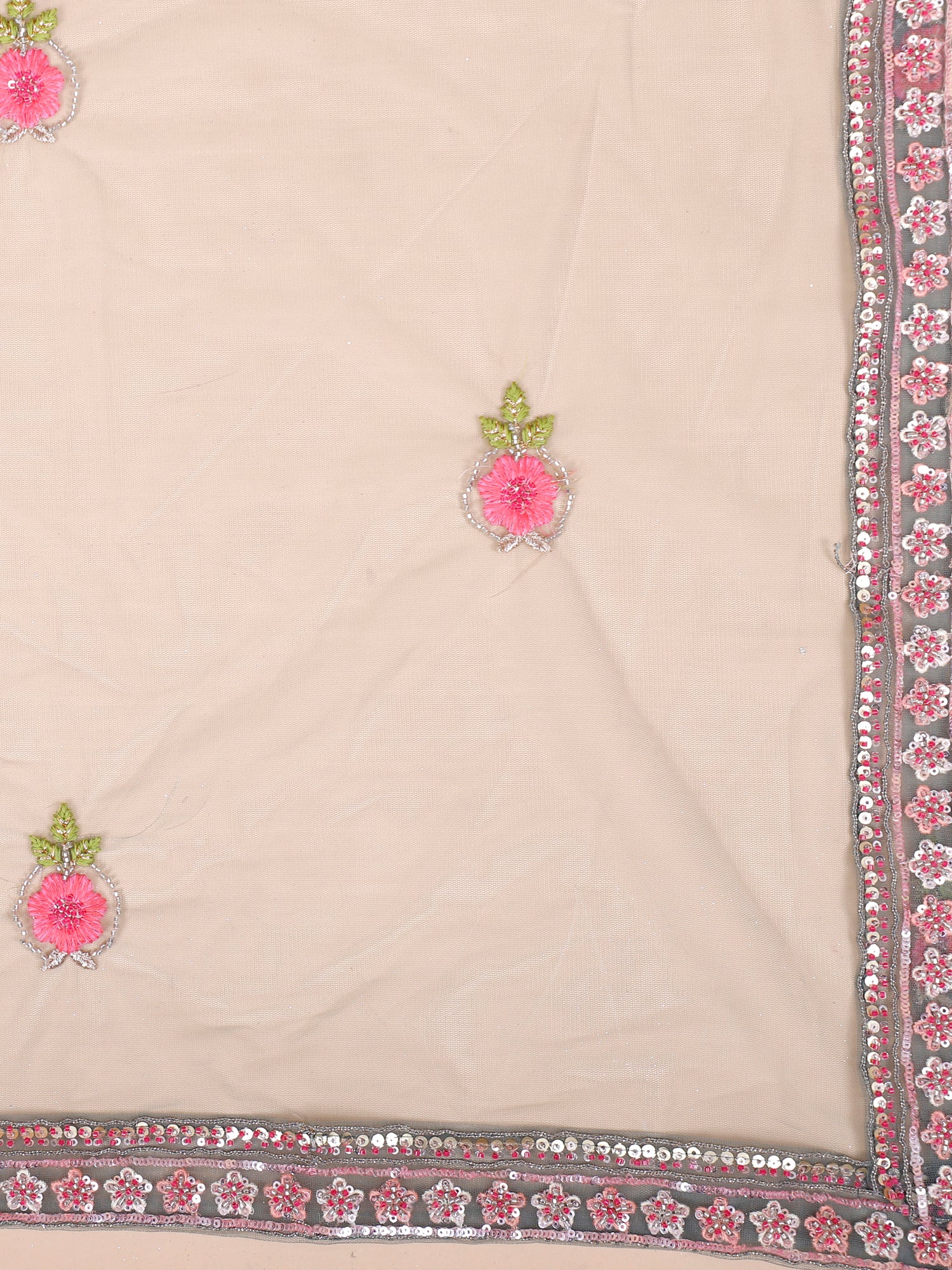 Vibrant Multi Jarkan Beads Lehenga