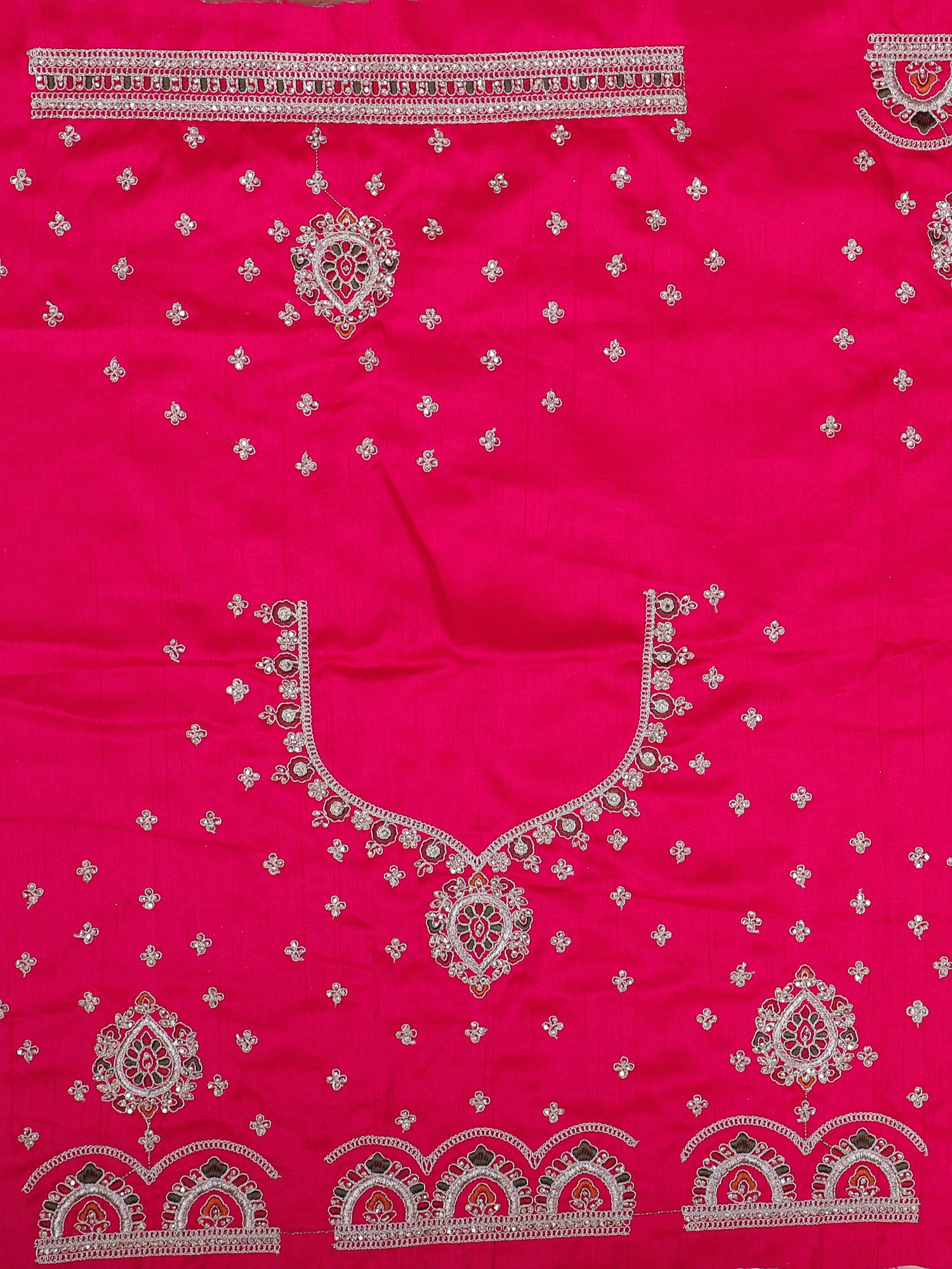 Rani Silk Royal Lehenga With Hand Thread Pattern