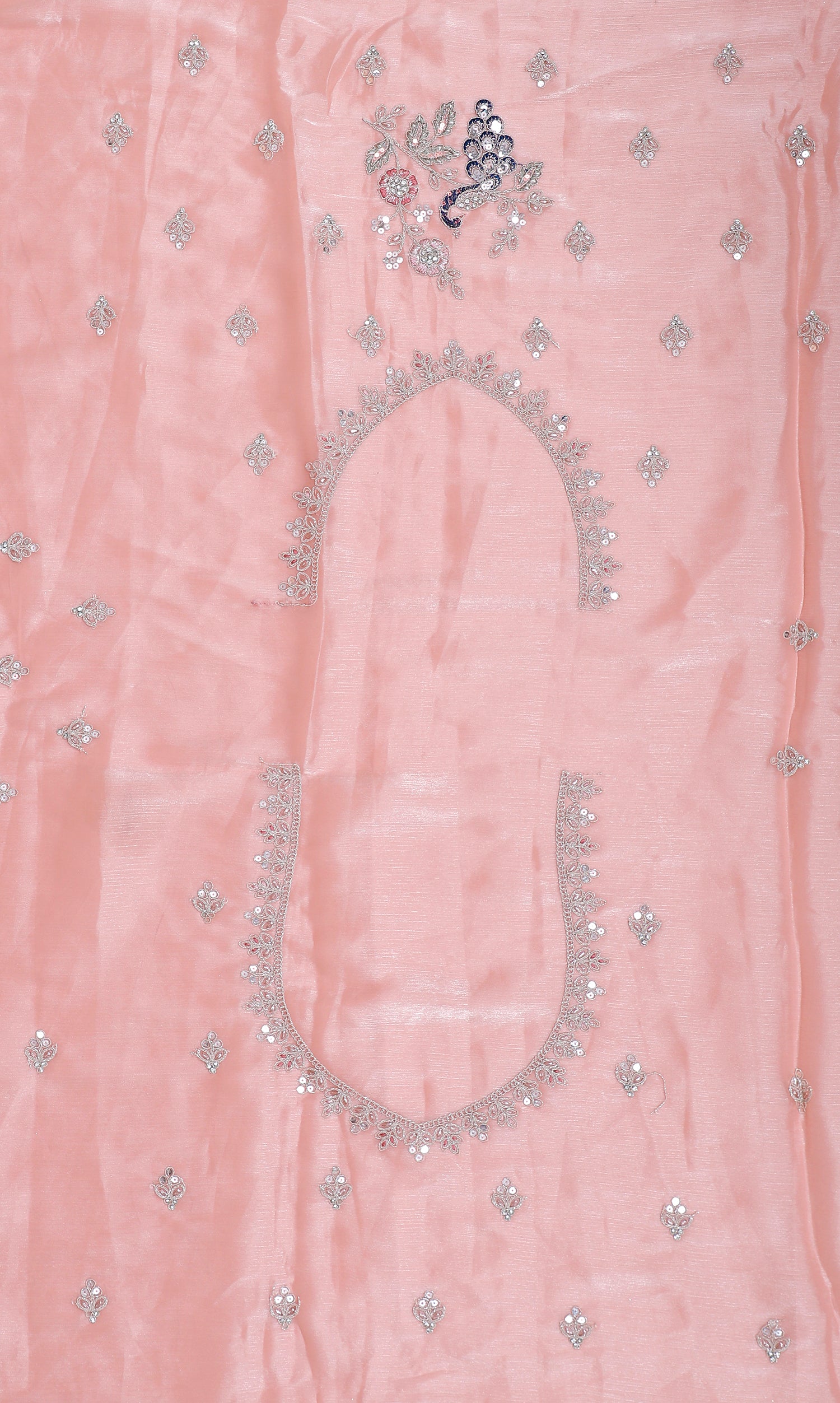 Baby Pink Shimmer Designer Lehenga