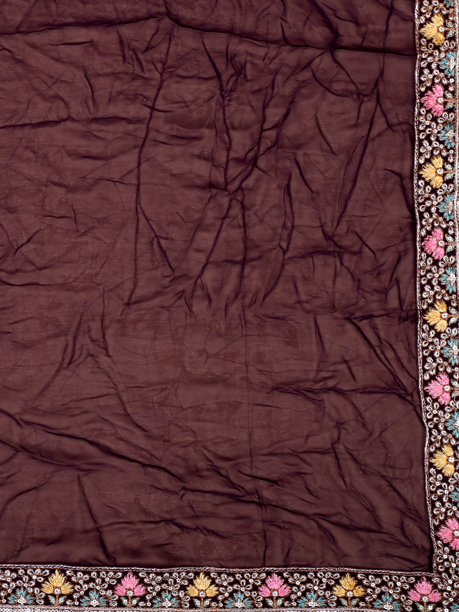 Berry Purple Starfall Thread Jarkan Lehenga