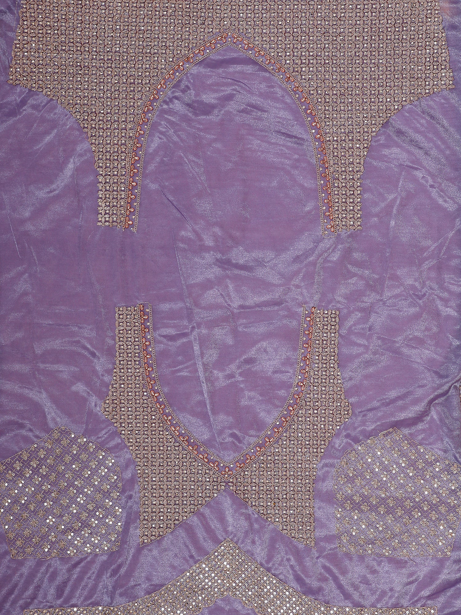 Purple Jimmy Choo Sequin Work Lehenga