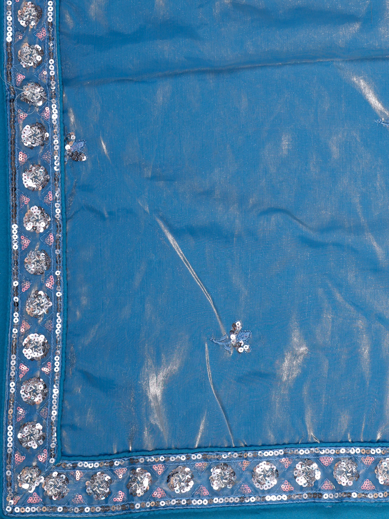 Royal Blue Sparkle Lehenga with Premium Beads Handwork