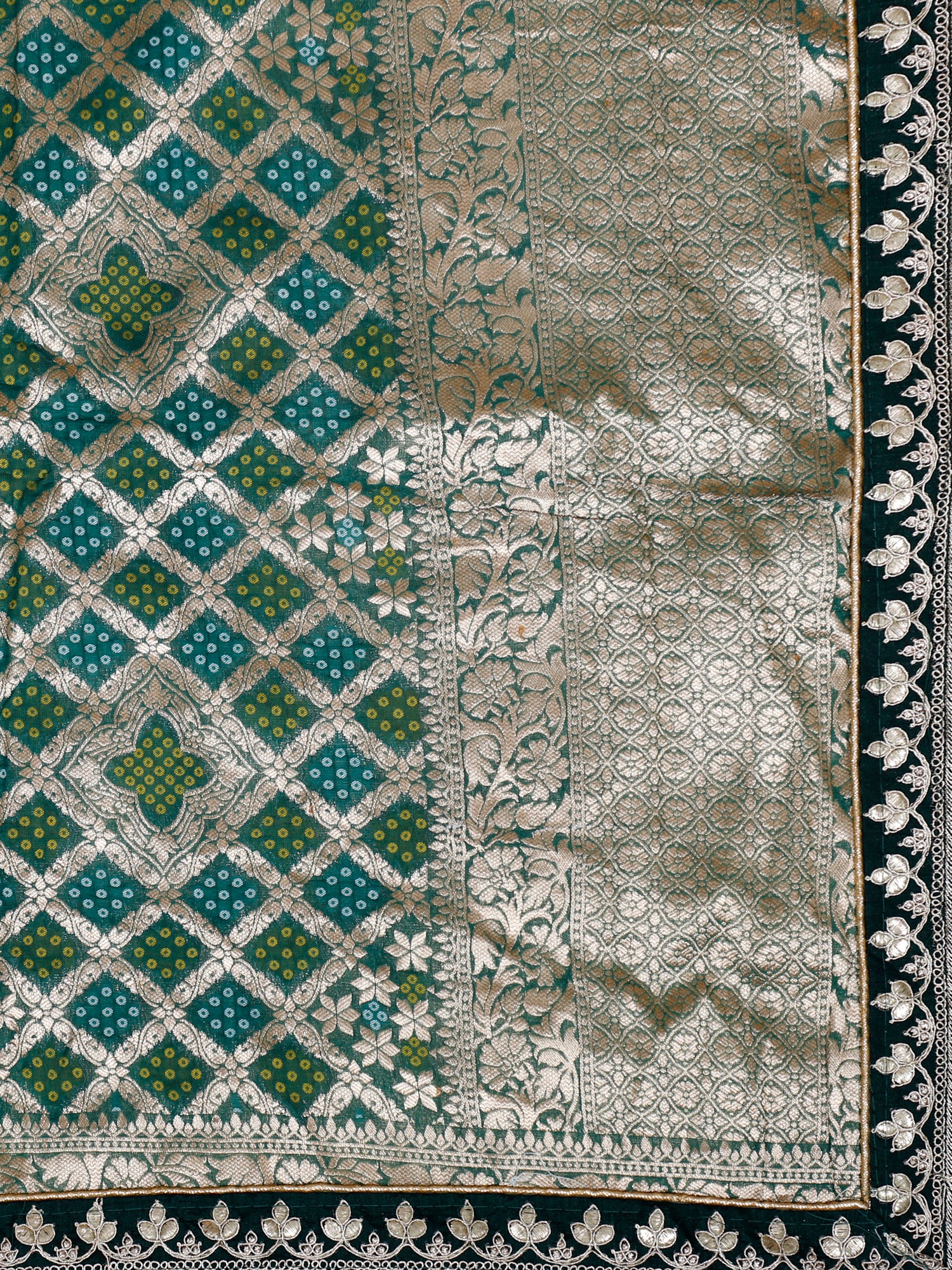 Festival Glow Multi-Color Gota Patti Lehenga