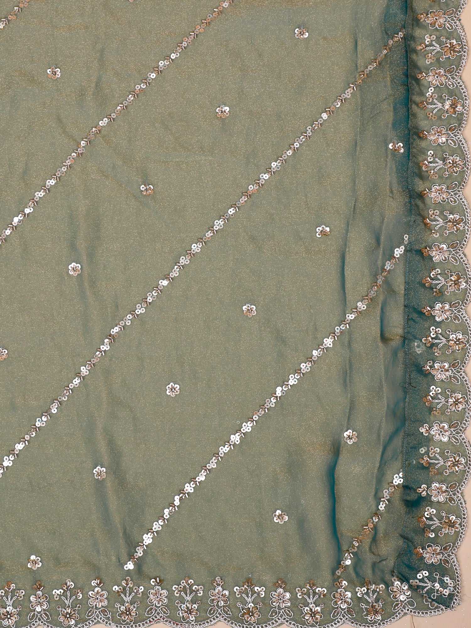 Mystic Peacock Thread &amp; Sequin Lehenga