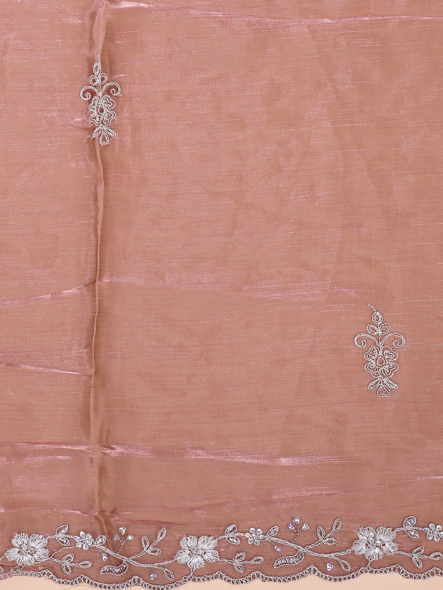 Baby Pink Sparkle Silk Lehenga