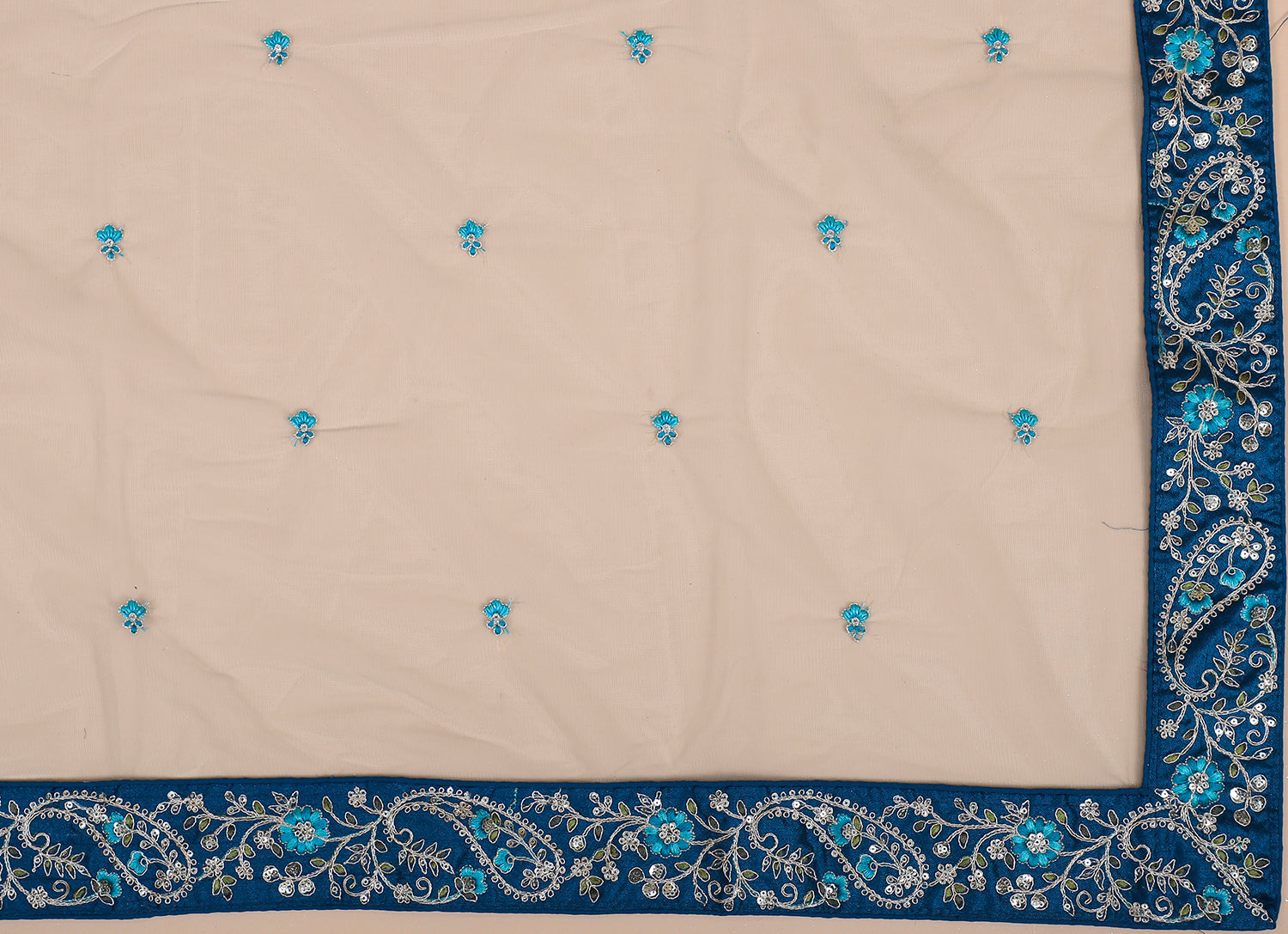 Multi-Color Silk Lehenga With Multi-Thread