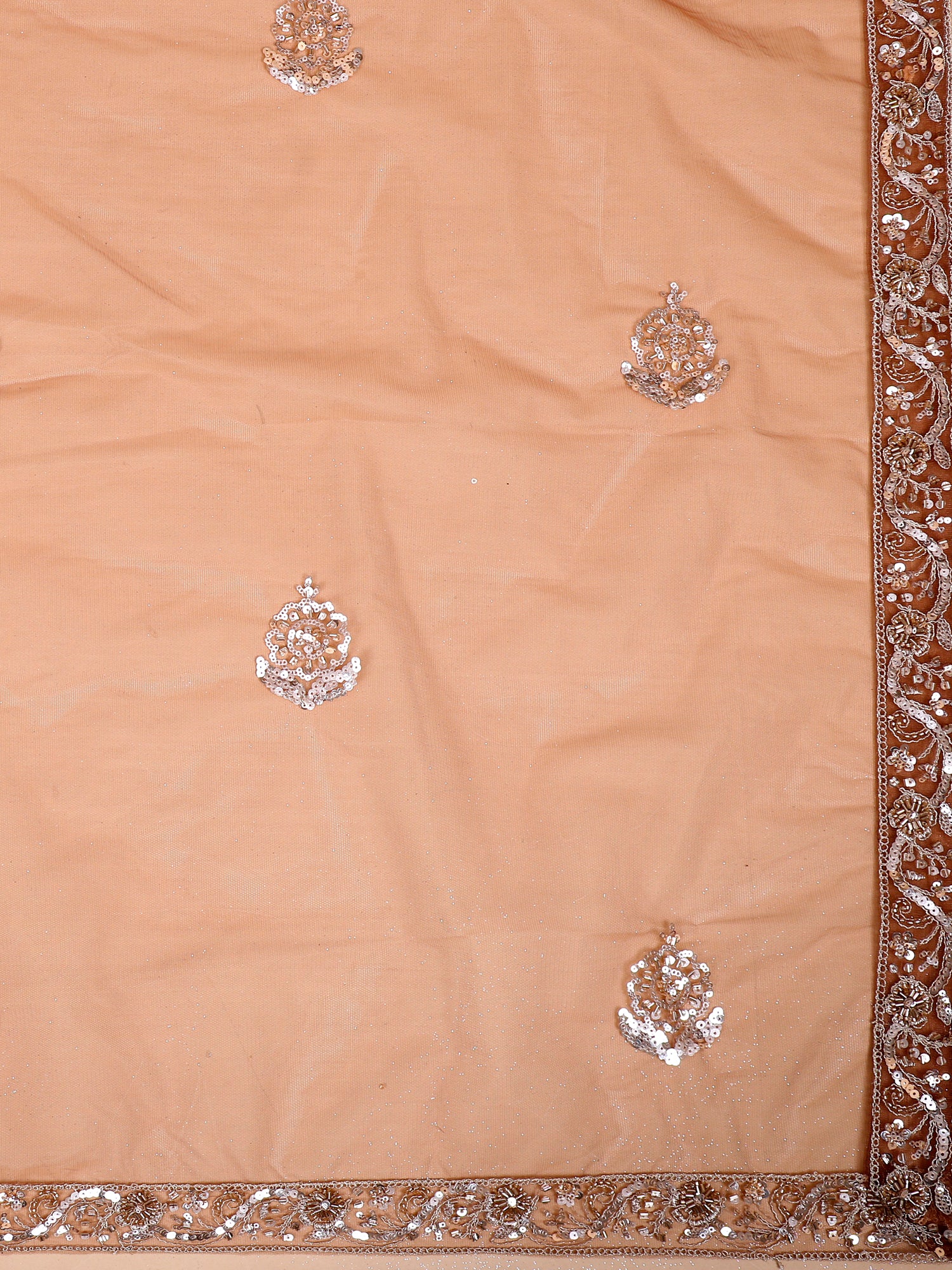 Autumn Radiance Beaded &amp; Sequined Lehenga