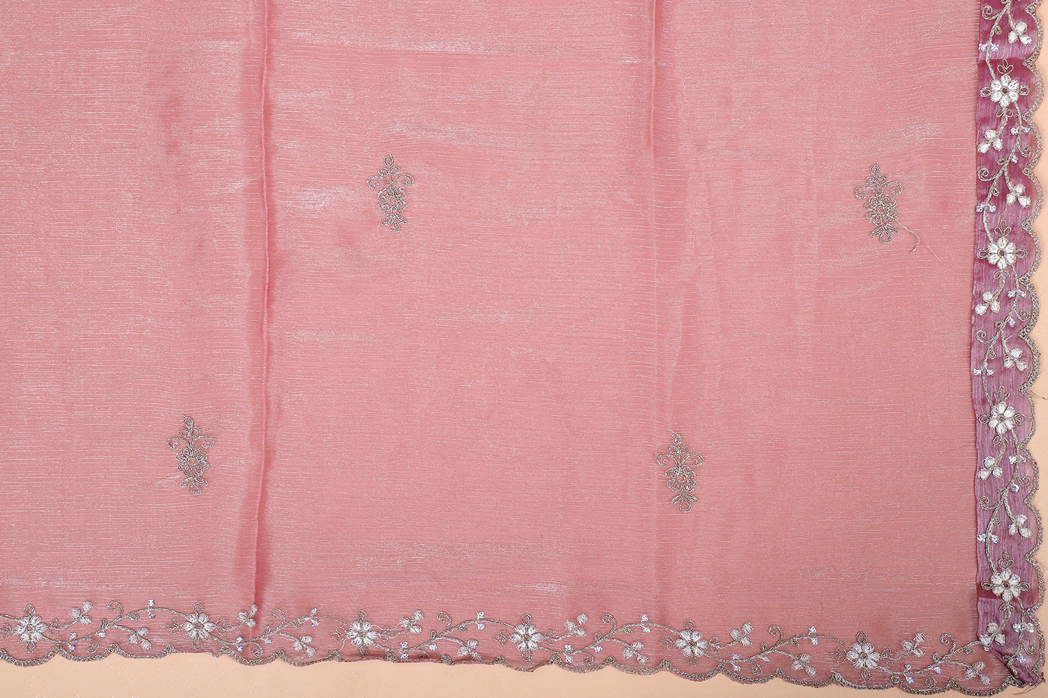 Pink Glow Handcrafted Jimmy Choo Lehenga