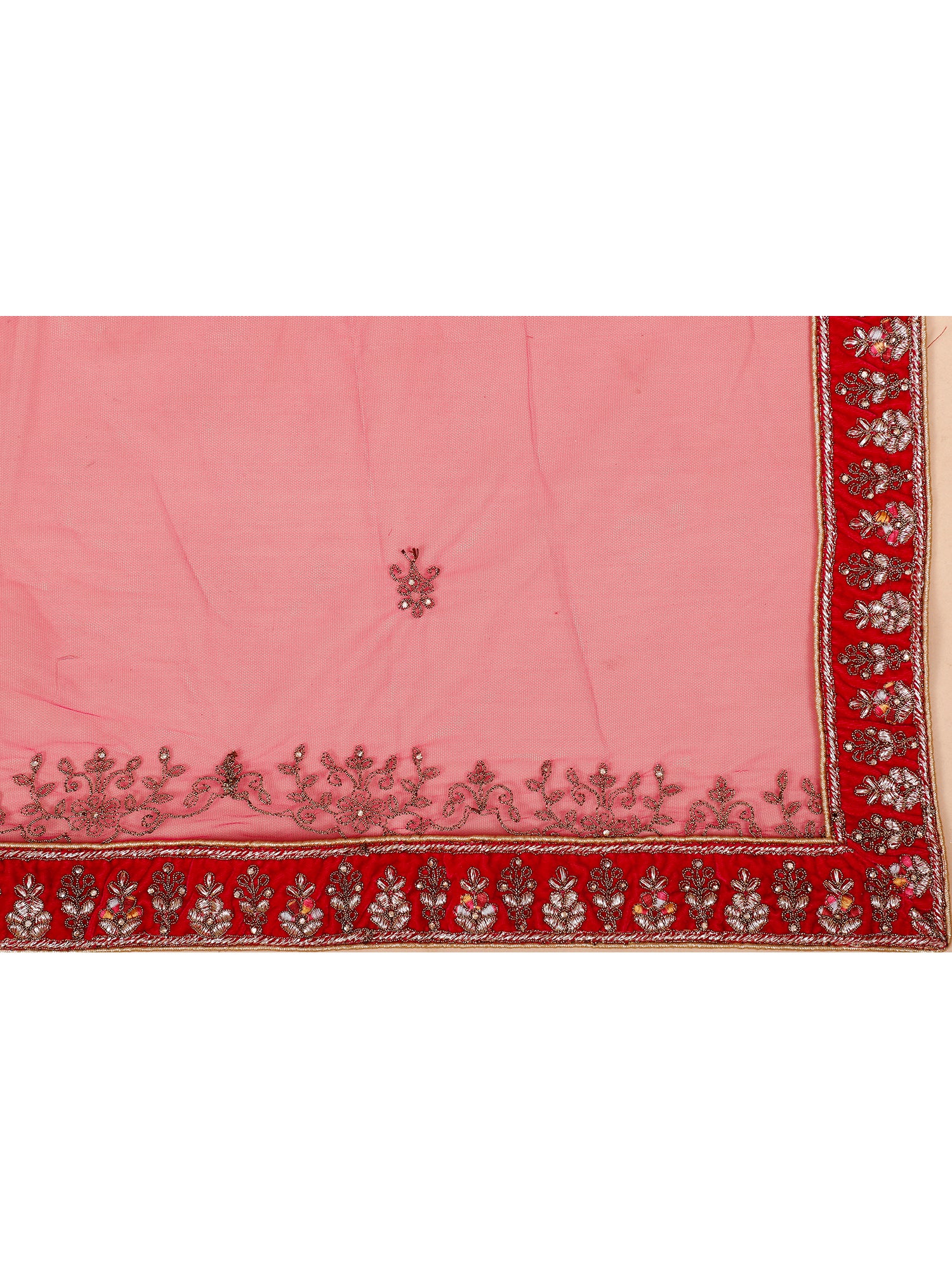 Royal Red Maroon Velvet Bridal Lehenga