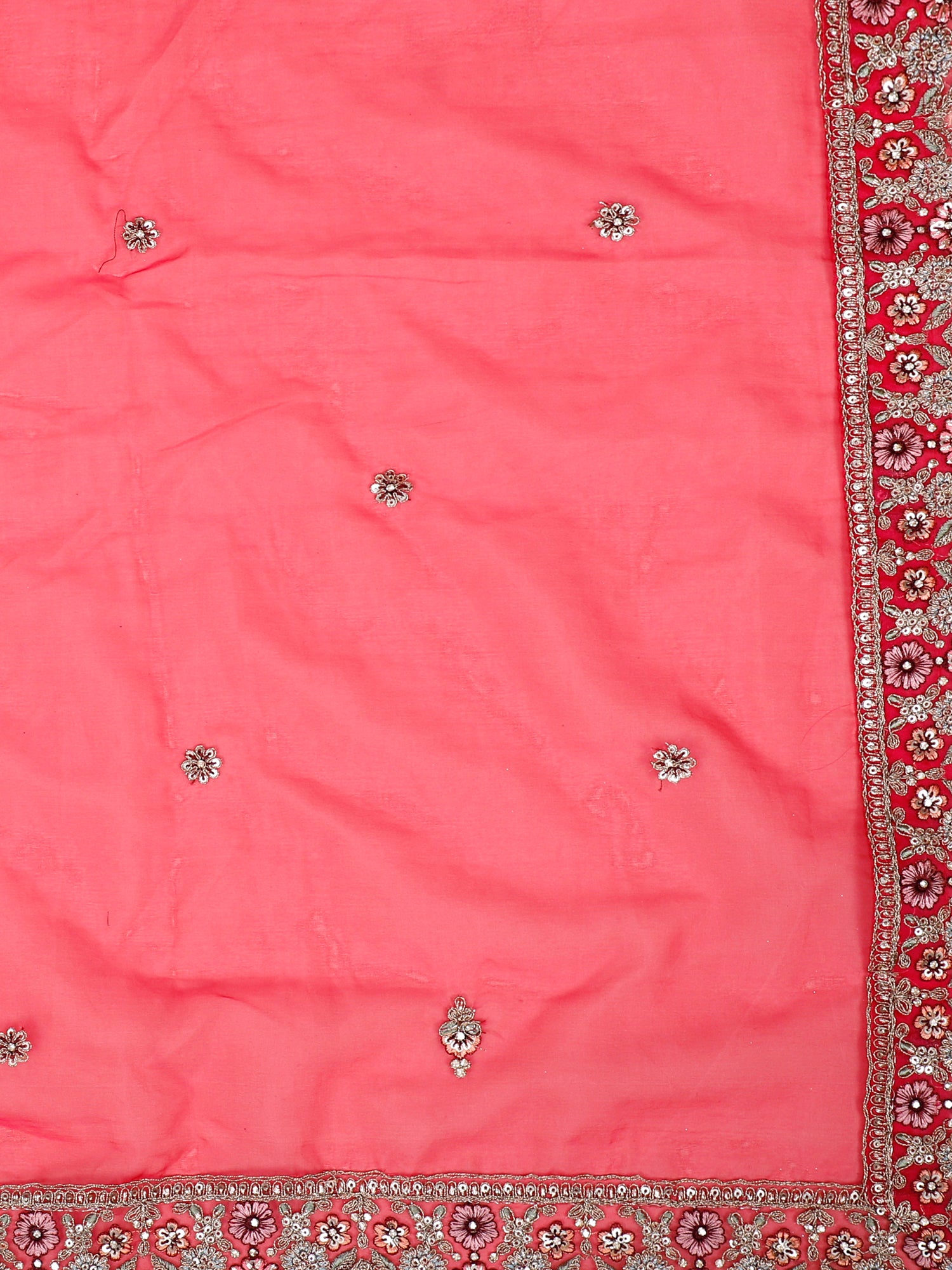 Fuchsia Royale  Silk Lehenga With Intricate Embroidery