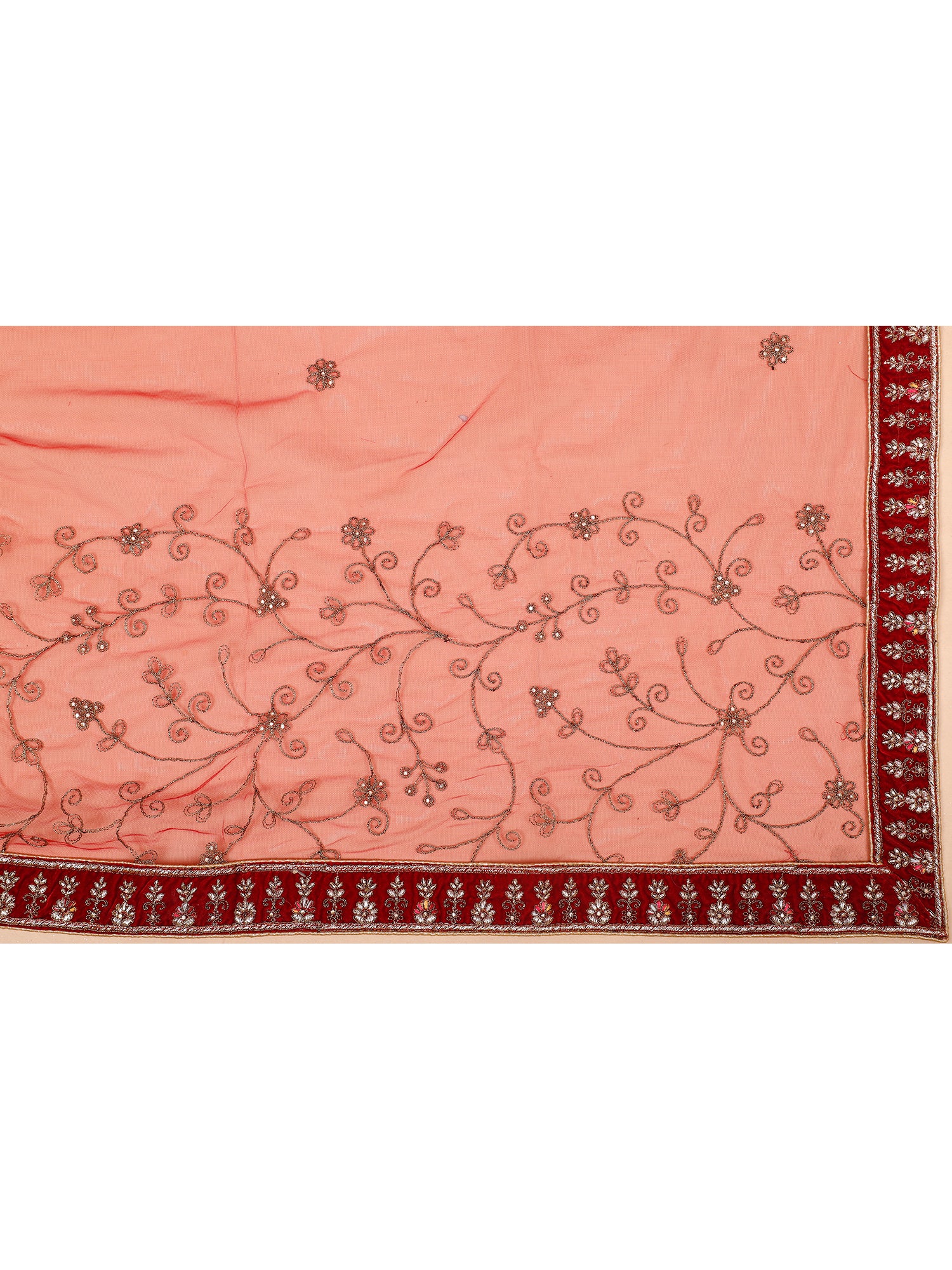 Red Velvet Bridal Lehenga Luxury Design