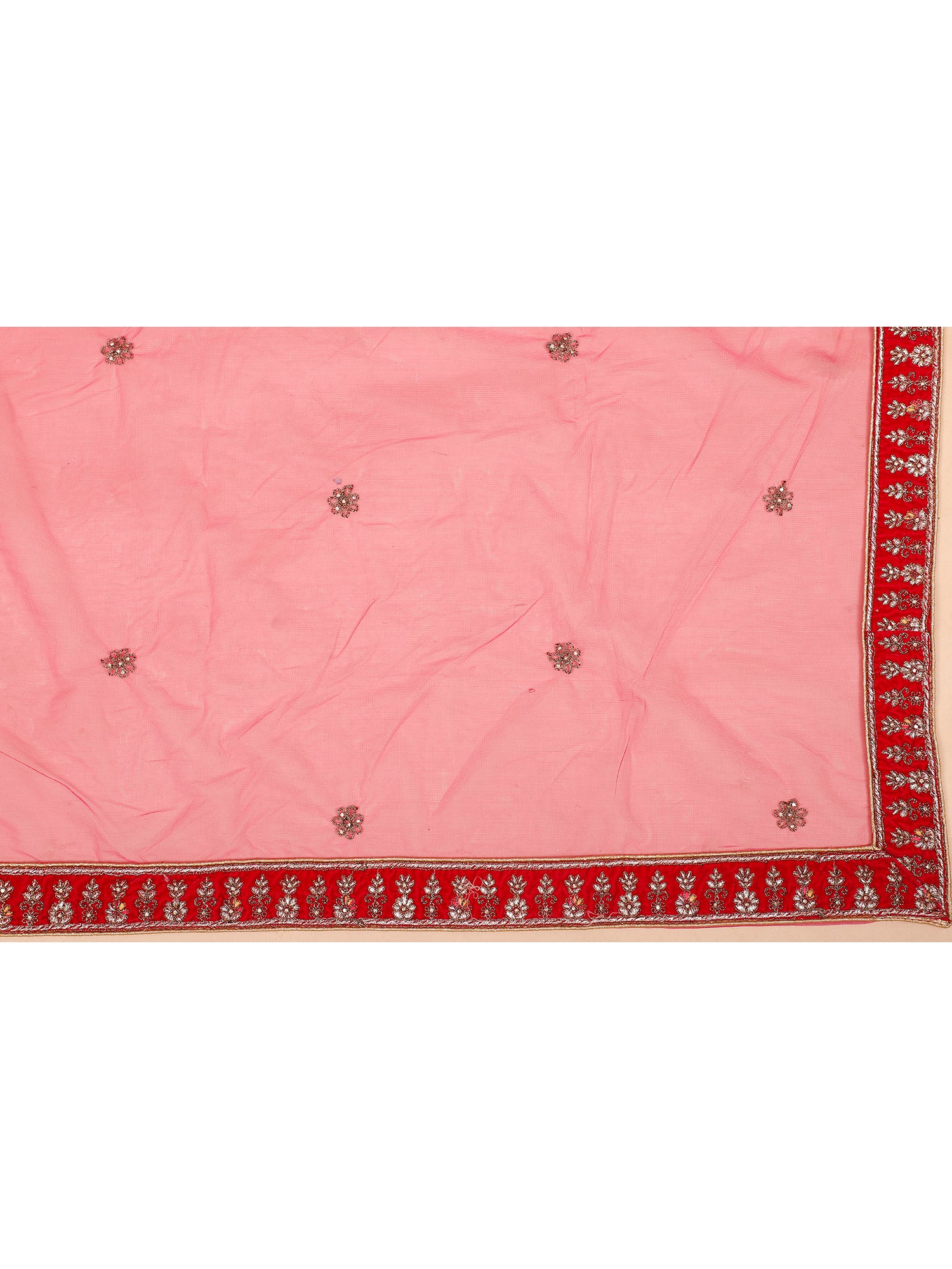 Red Velvet Bridal Lehenga Heavy Embroidery