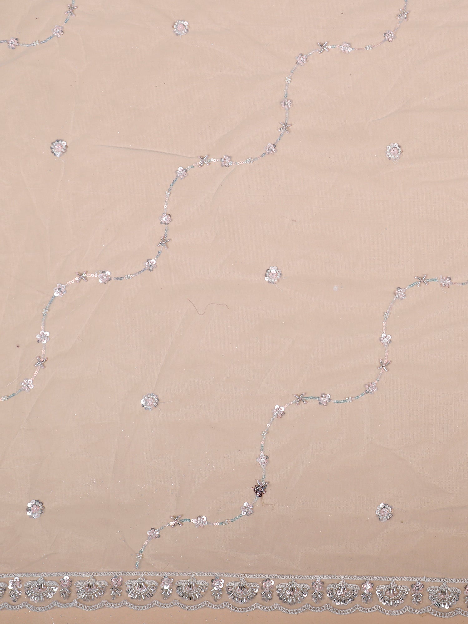 Lagoon Elegance Sequined &amp; Beaded Lehenga