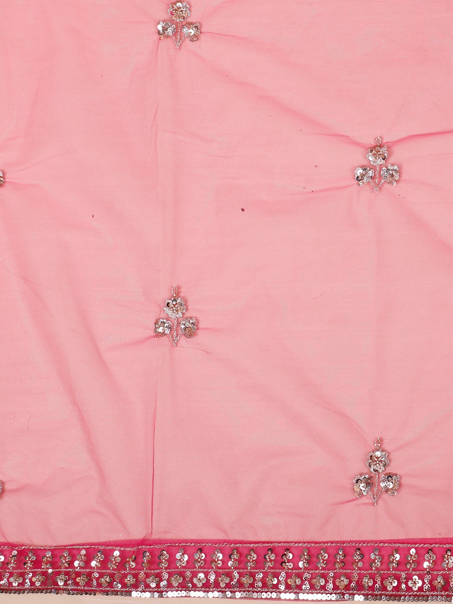 Rose Petal Royale Thread &amp; Bead Lehenga