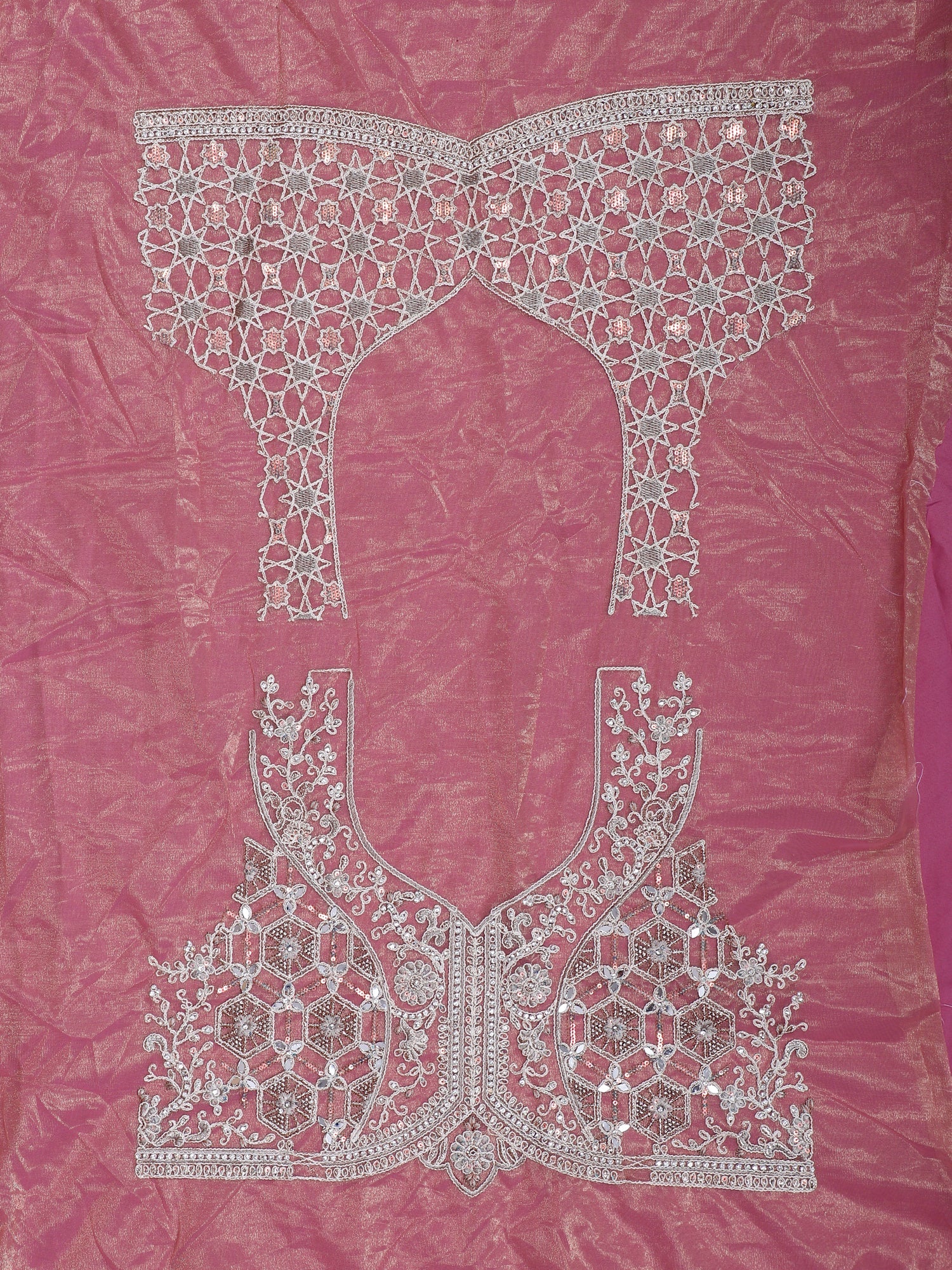 Pastel Spark Baby Pink Lehenga with stone Embroidery