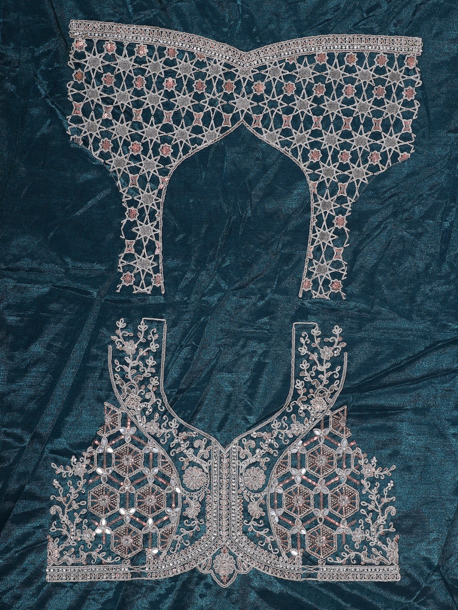 Jade Luxe Lehenga with Thread and Stone handwork