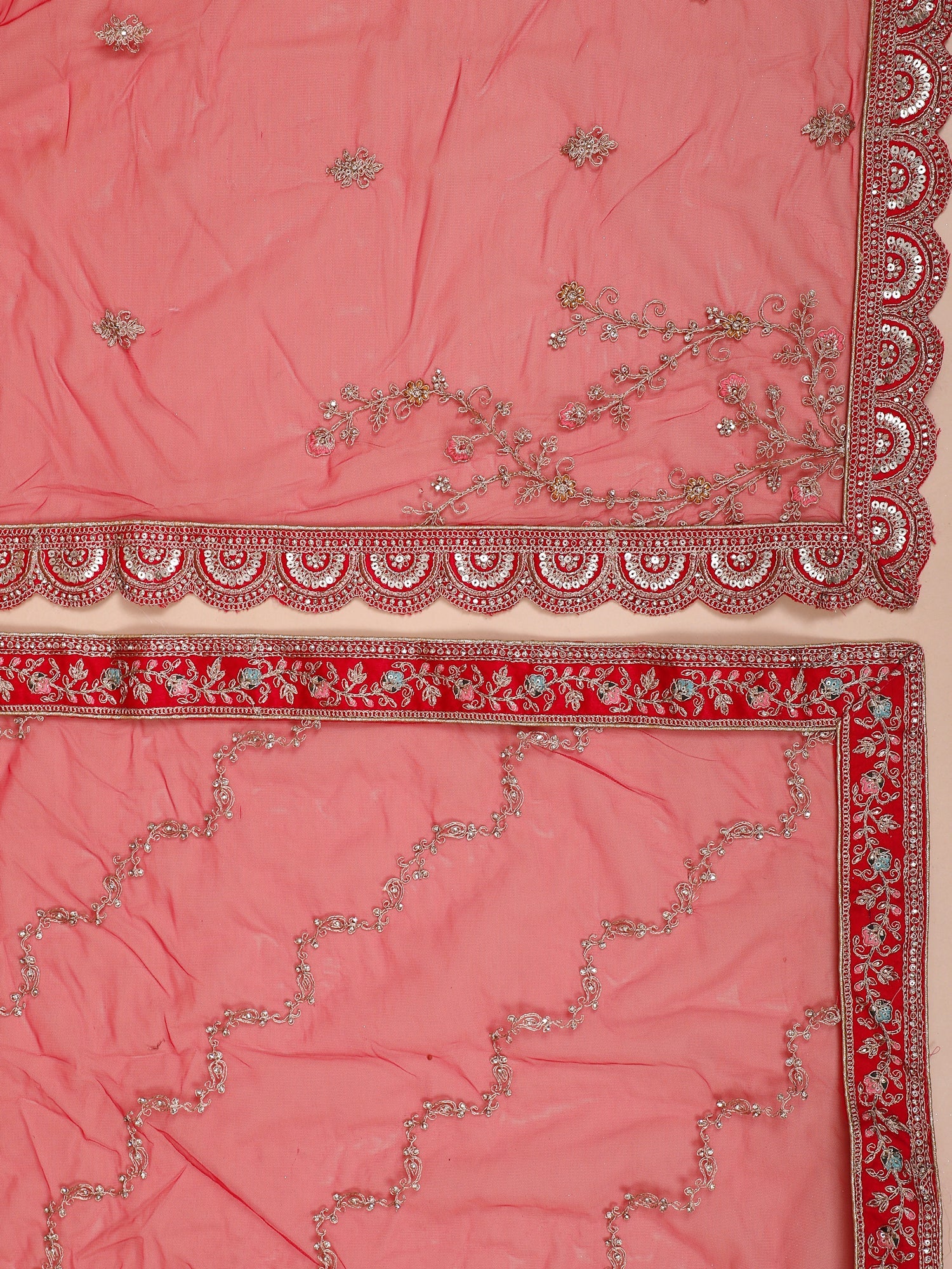 Royal Rani Silk Lehenga with Elegant Jarkan Detailing