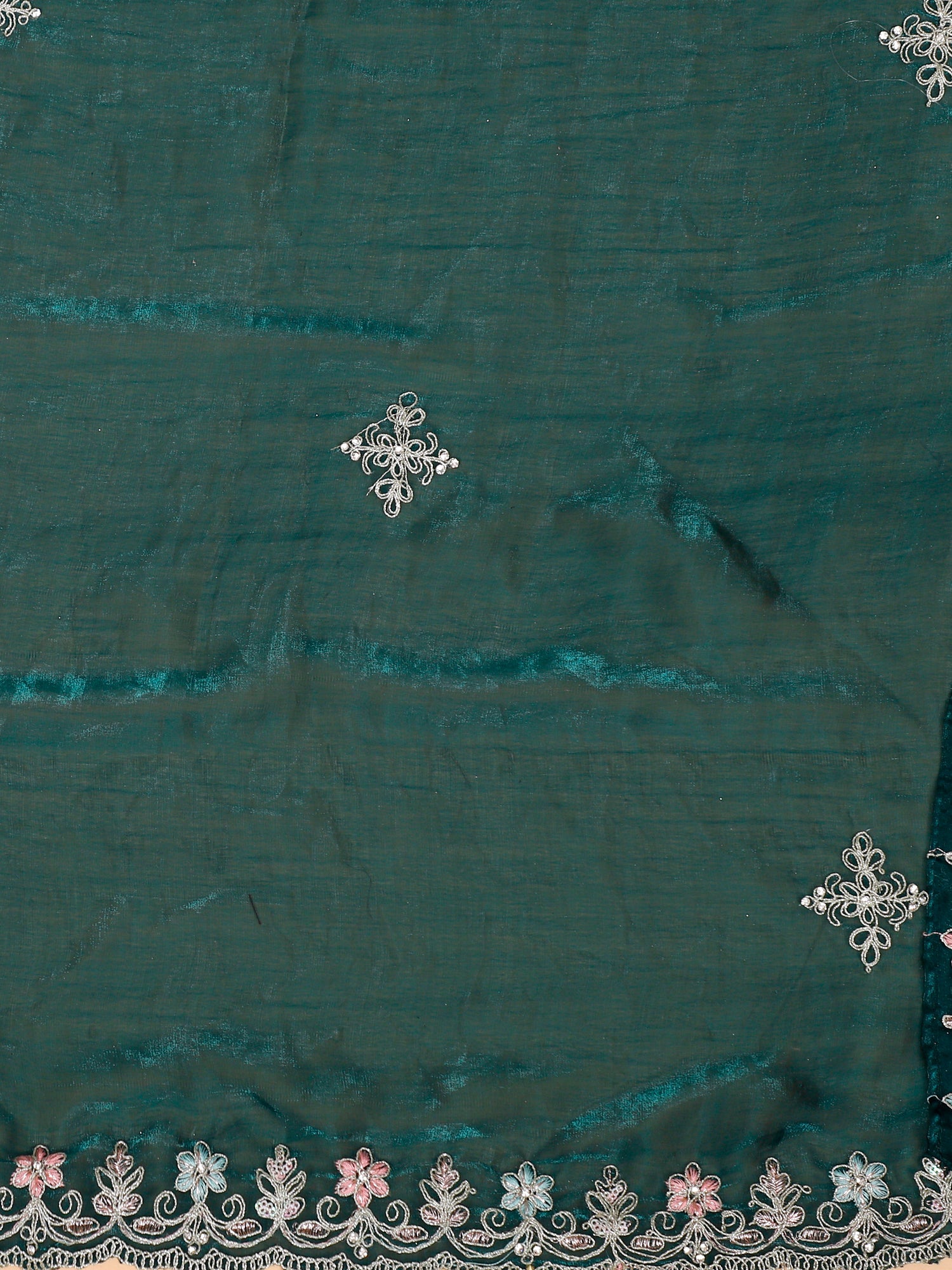 Jimmy Choo Rama Blue Shimmer Lehenga