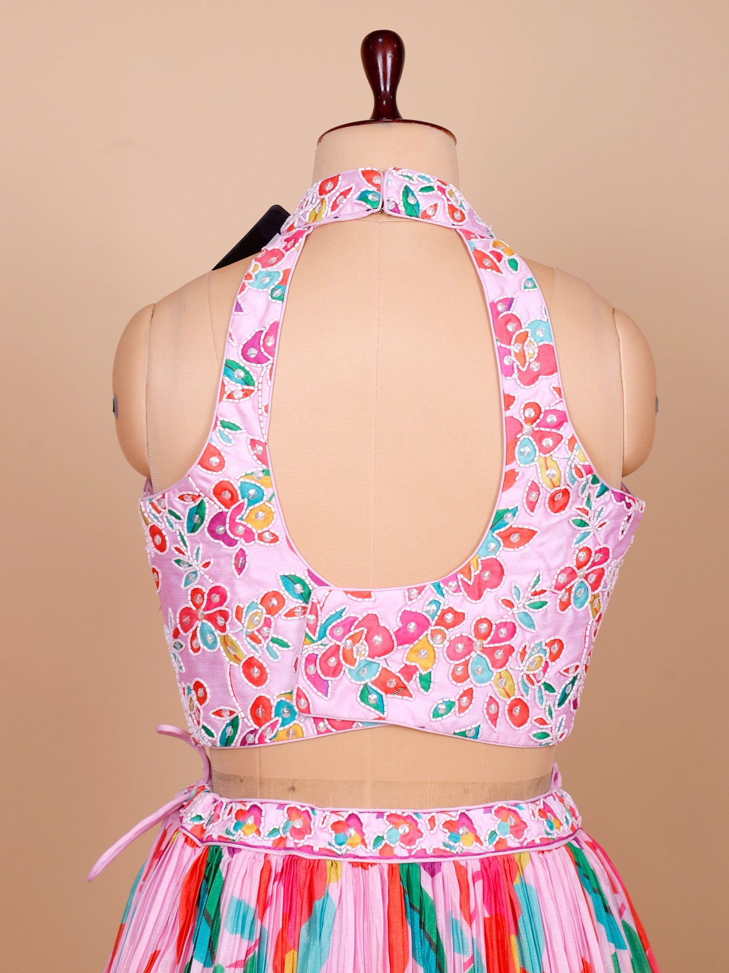 Texture Play Multi Printed Lehenga