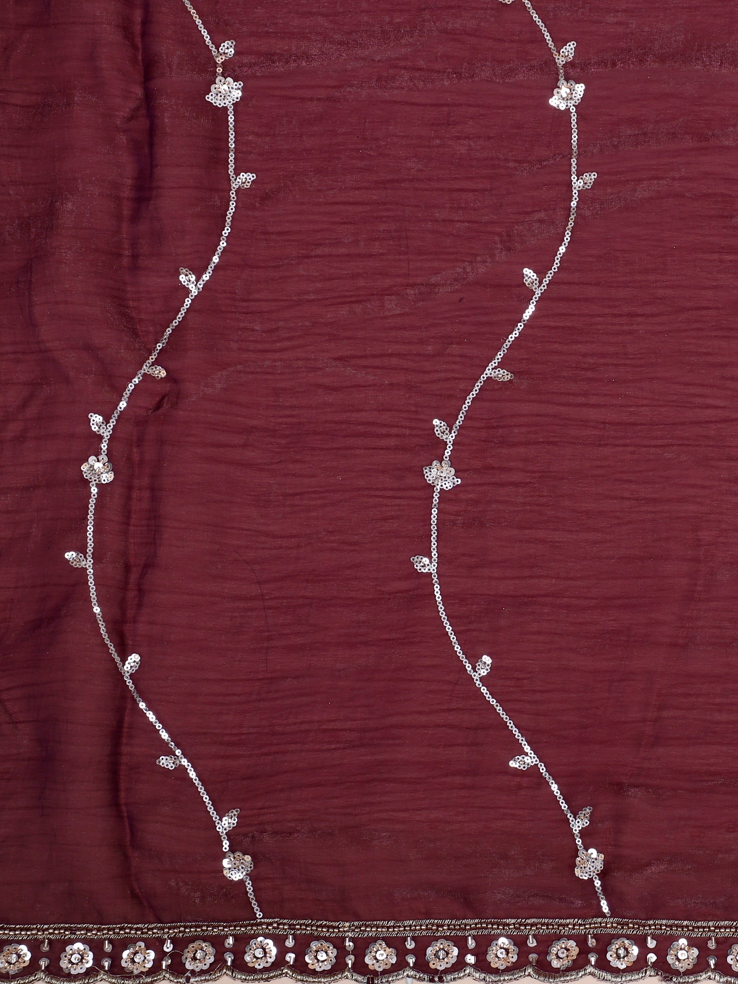 Royal Berry Bloom Embroidered Lehenga