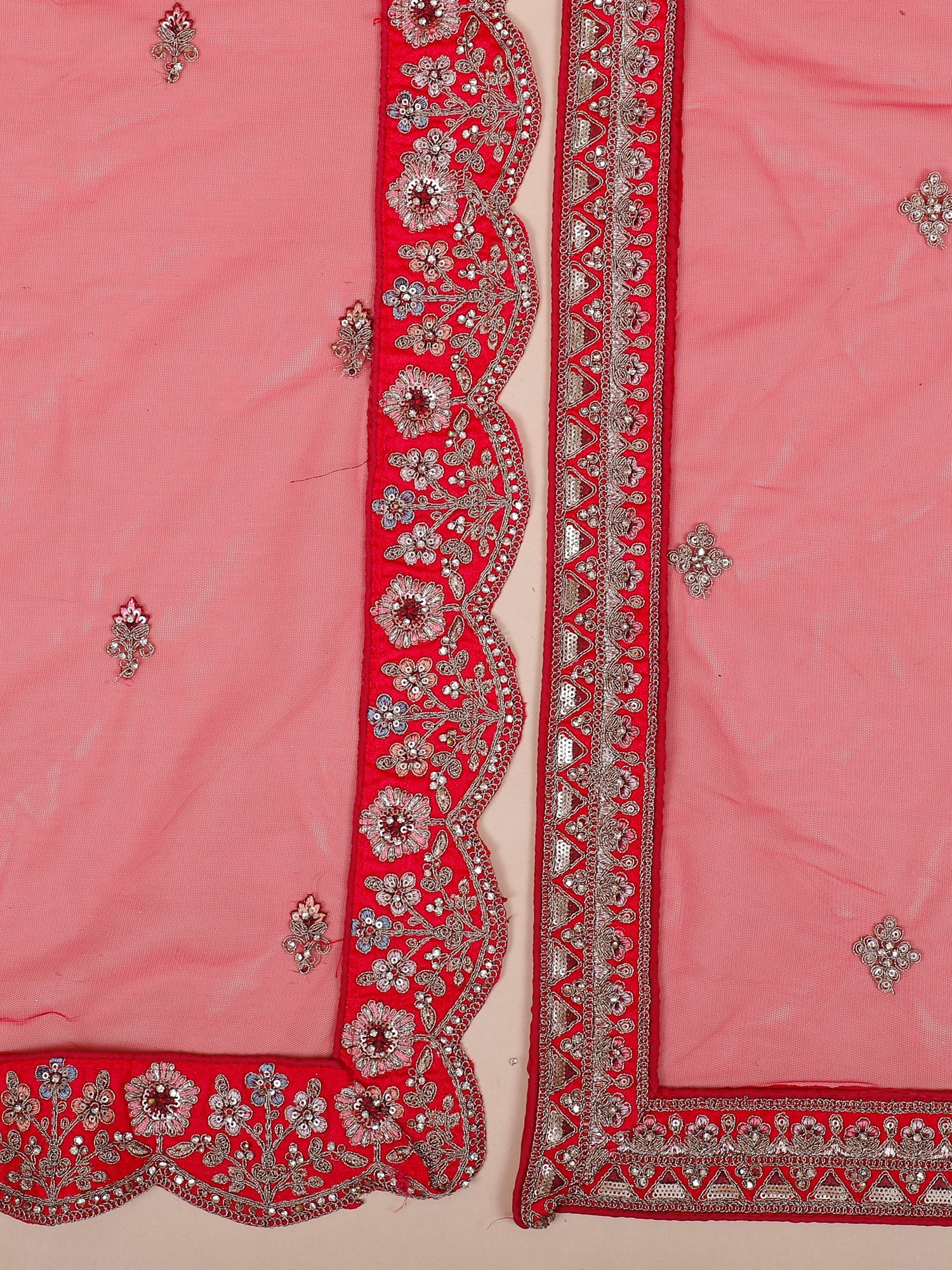 Ruby Bloom Embroidered Rani Lehenga with Stone Work
