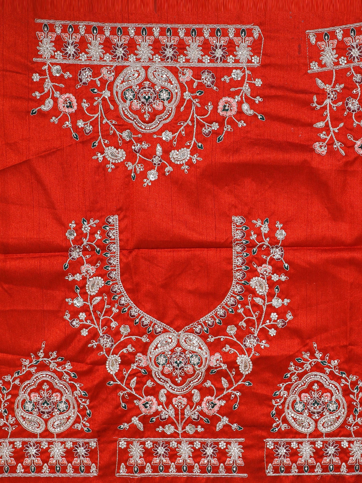 Saffron Radiance Silk Lehenga With Jarkan Detailing