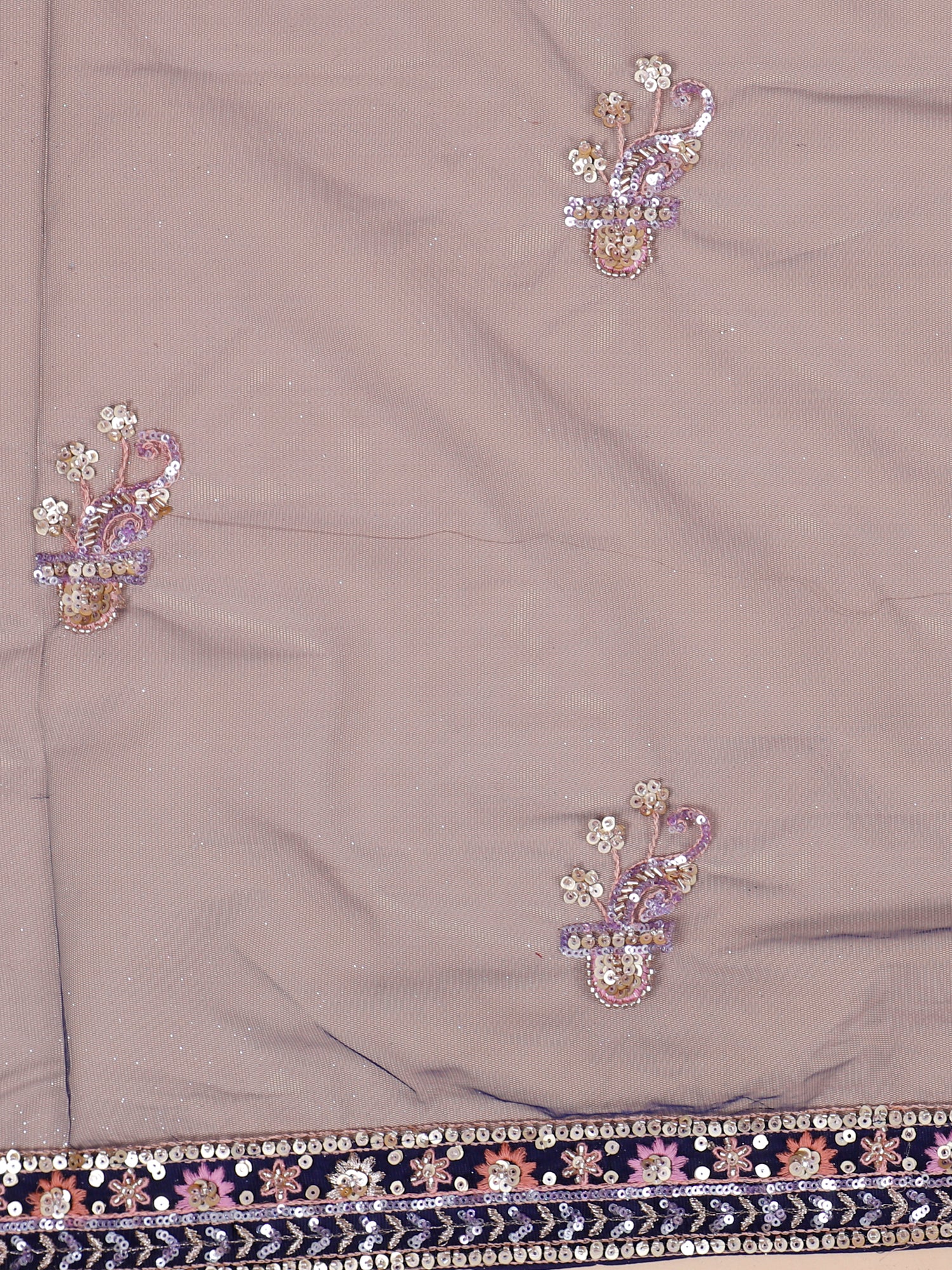 Imperial Purple Dream Weave Lehenga