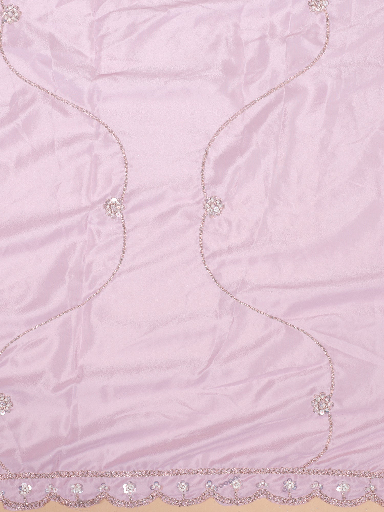 Orchid Lavender Jimmy Choo Hand-Beaded Lehenga