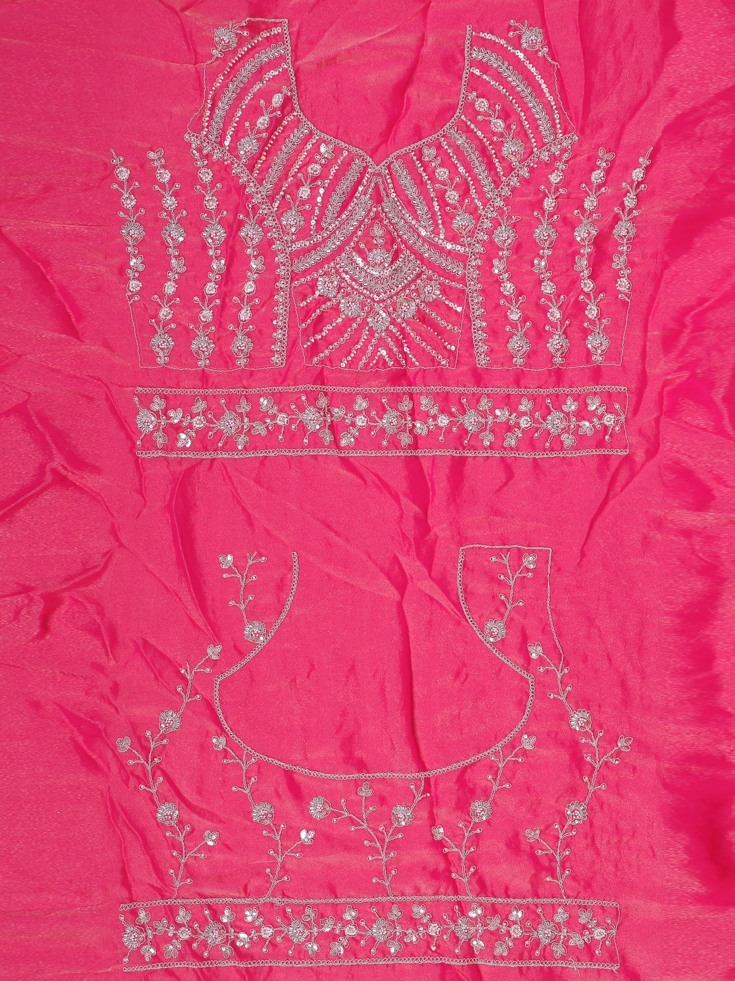 Rase Berry Diamond Shine Lehenga With Jarkan