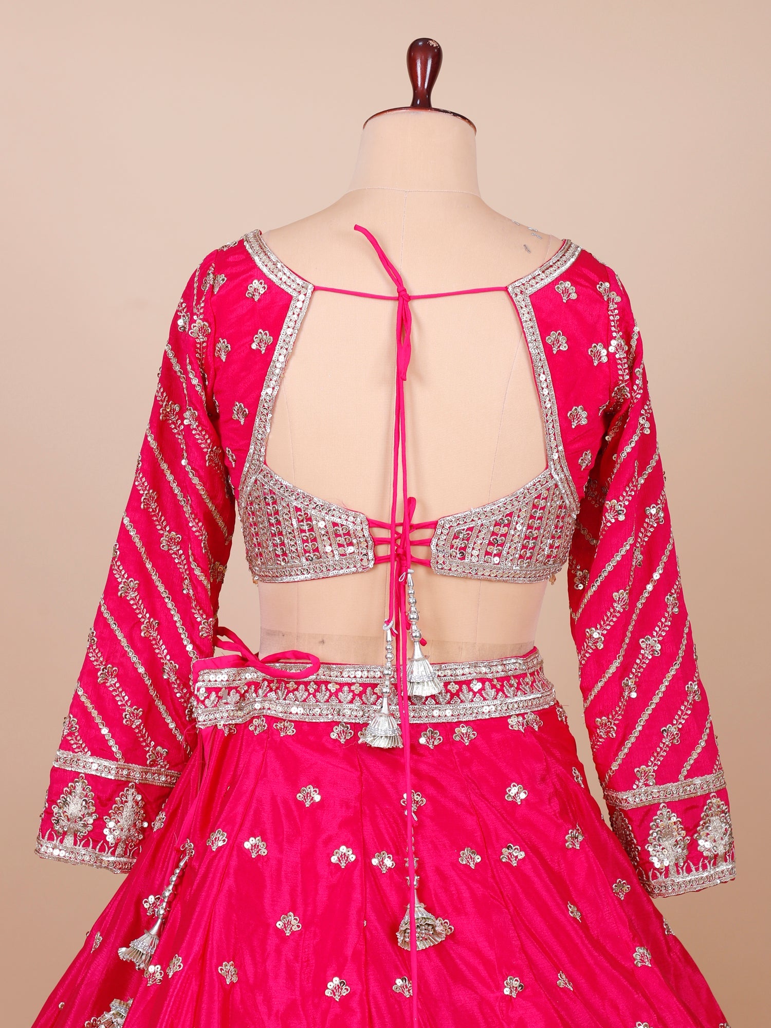Majestic Rani Ceremony Thread Sequence Lehenga