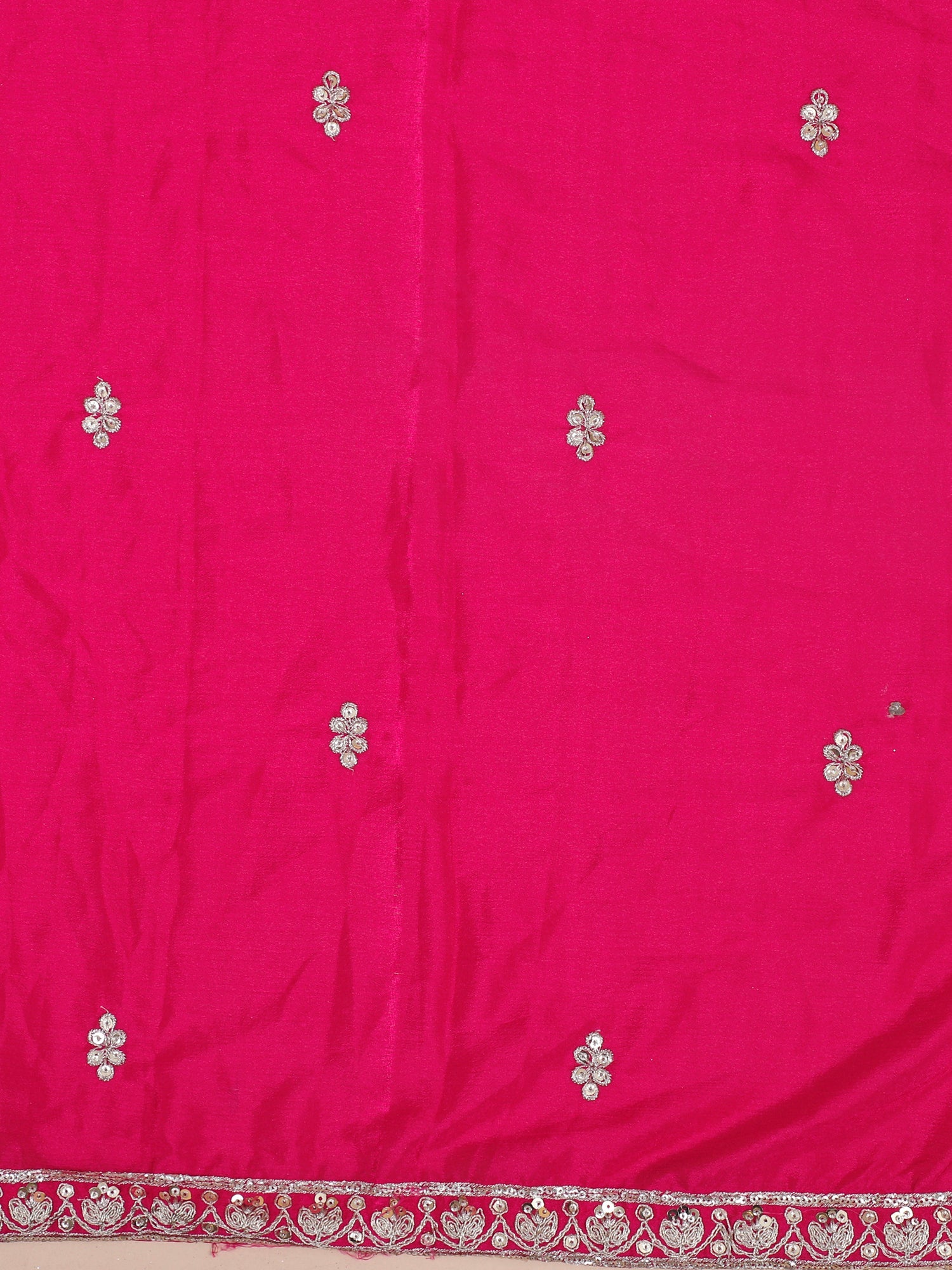 Rani Crown Silk Couture Sequence Embroidery Lehenga