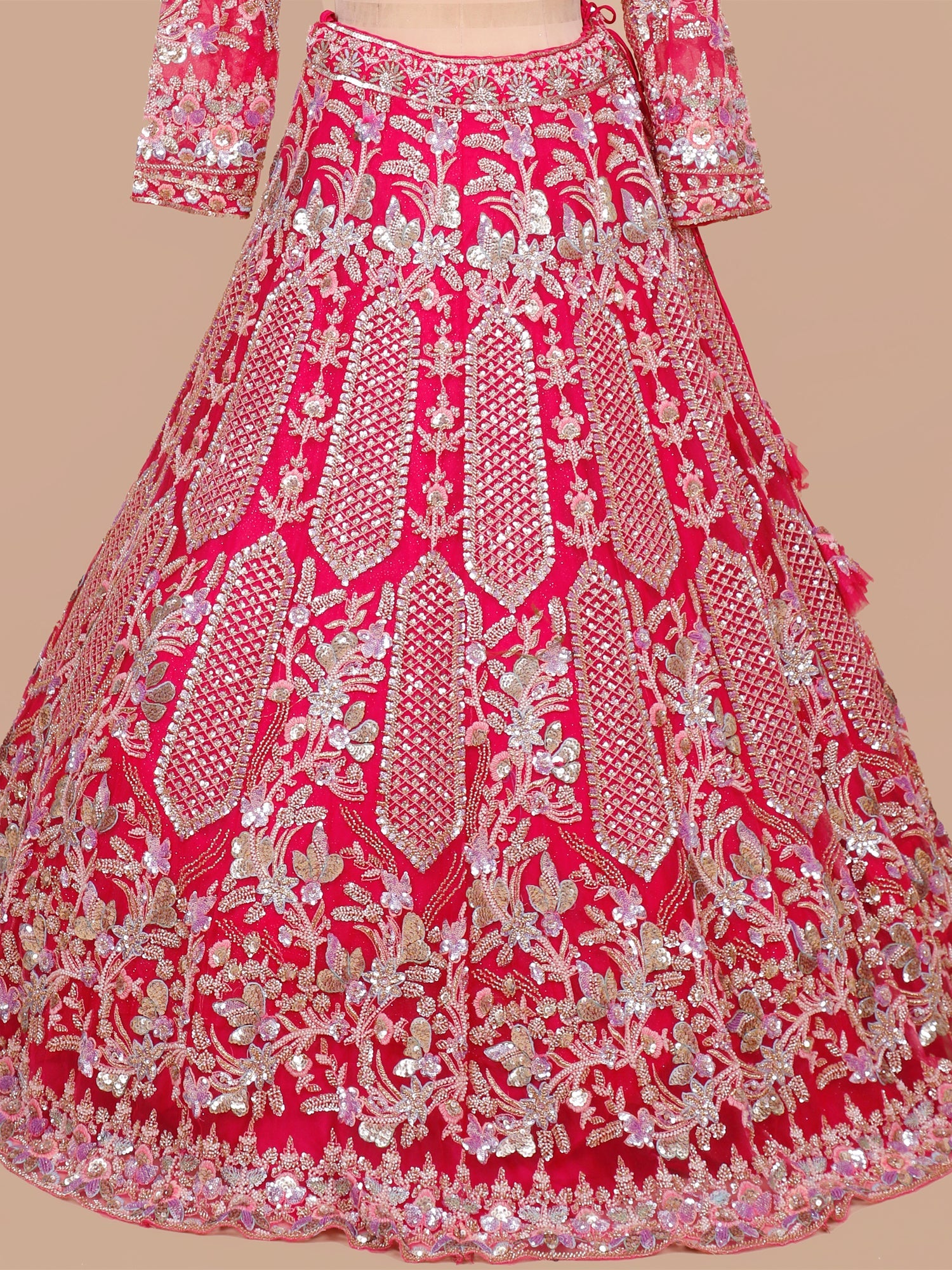 Regal Rani Sparkle Lehenga With Beads Jarkan