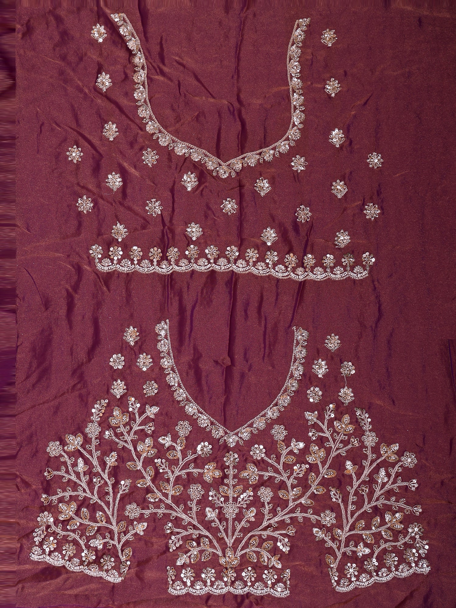 Mauve Ethereal Shimmer Lehenga With Handcrafted Jarkan Sparkle