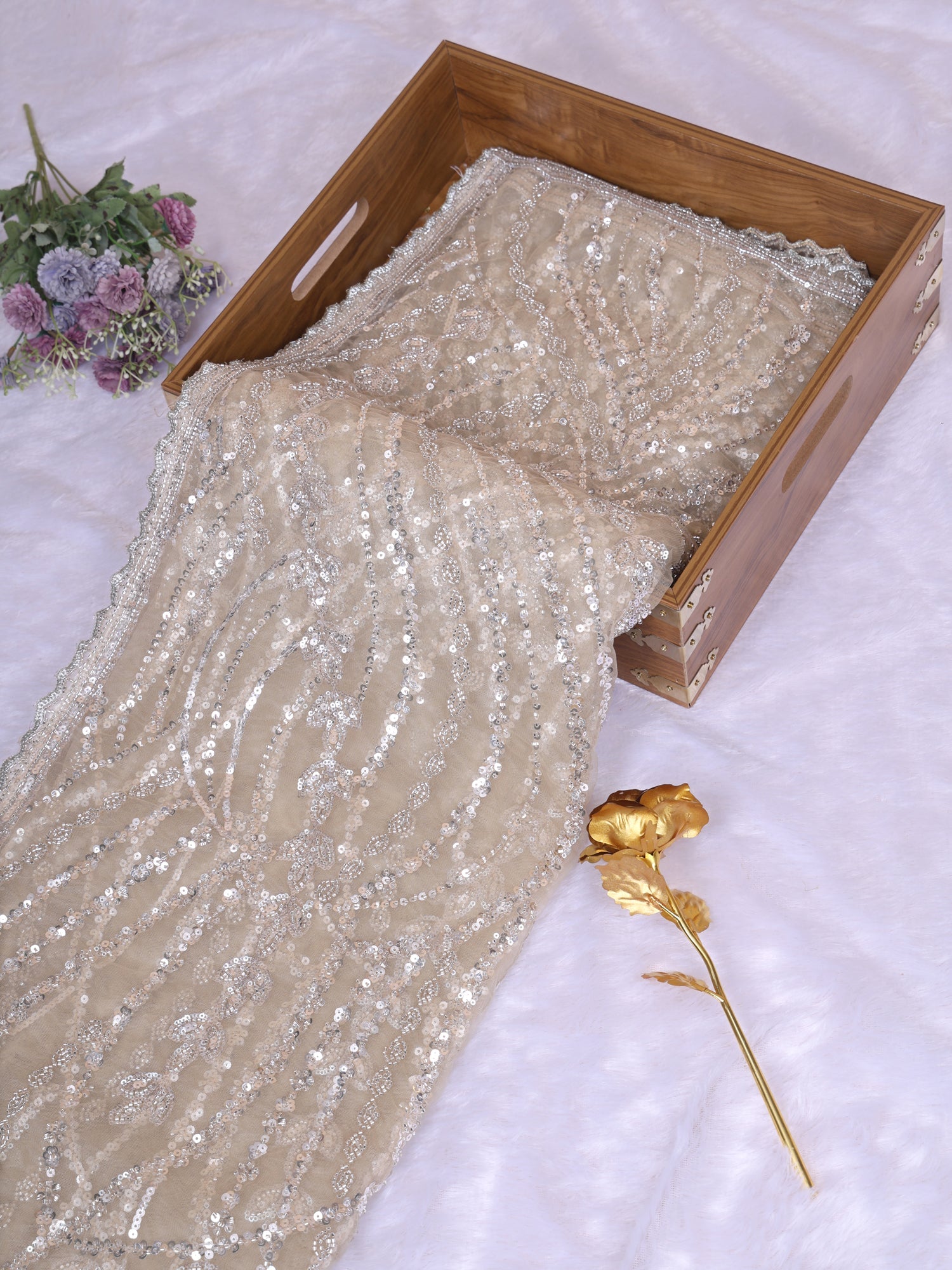 Butter Timeless Grace Net Saree