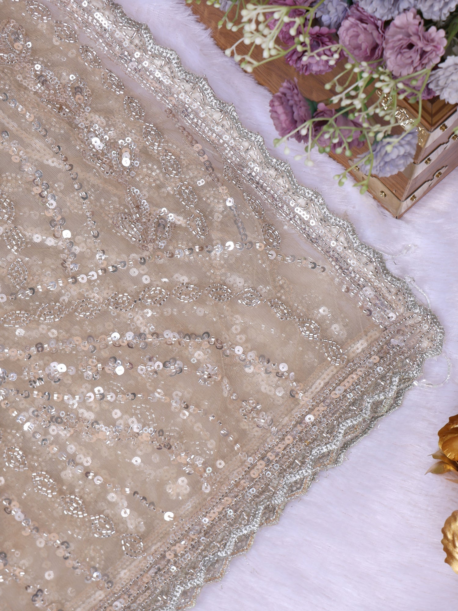 Butter Timeless Grace Net Saree