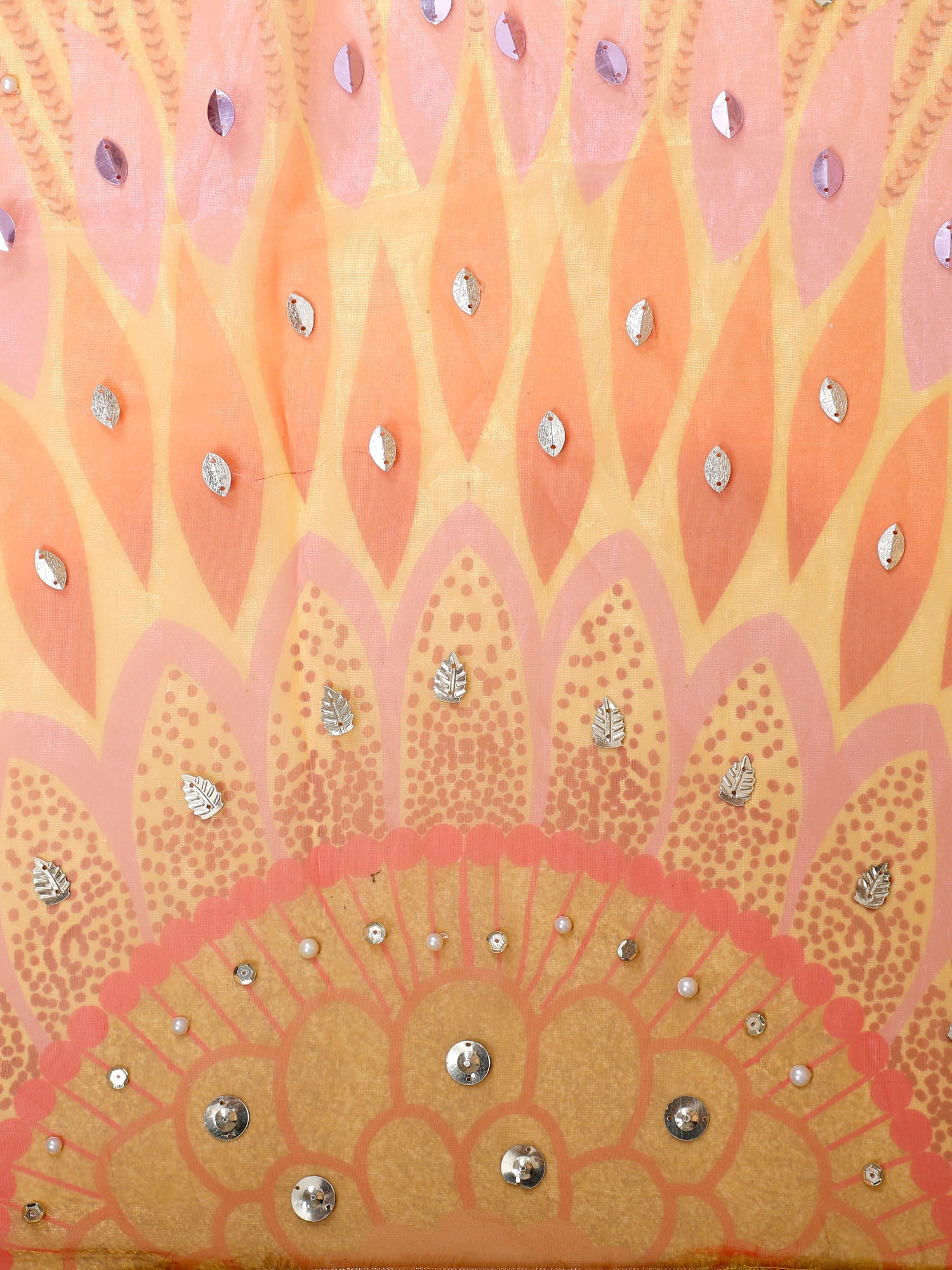 Moonlit Mood multi beads pearls lehenga