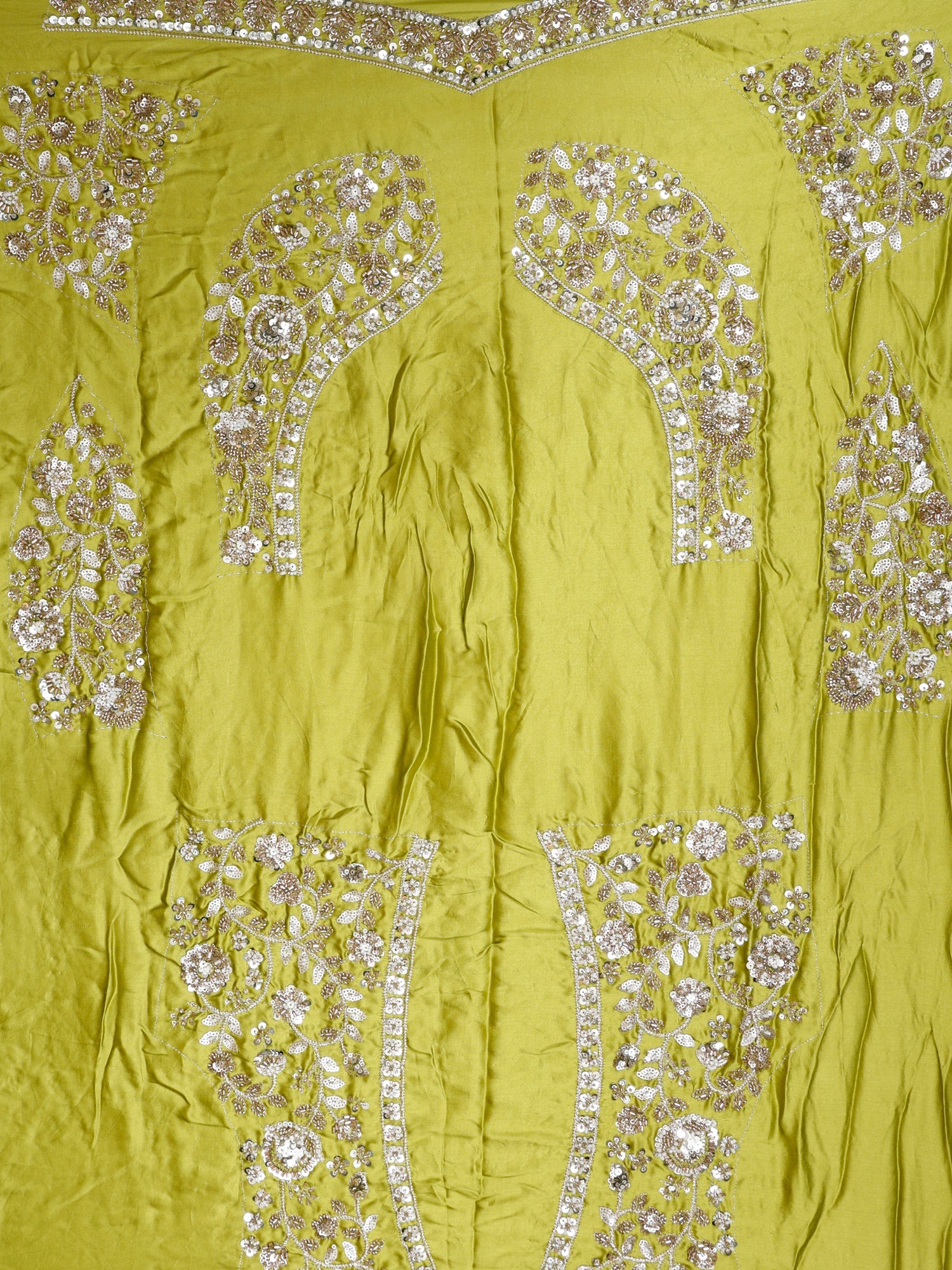 Forest Gleam Green Lehenga with Sparkling Embroidery