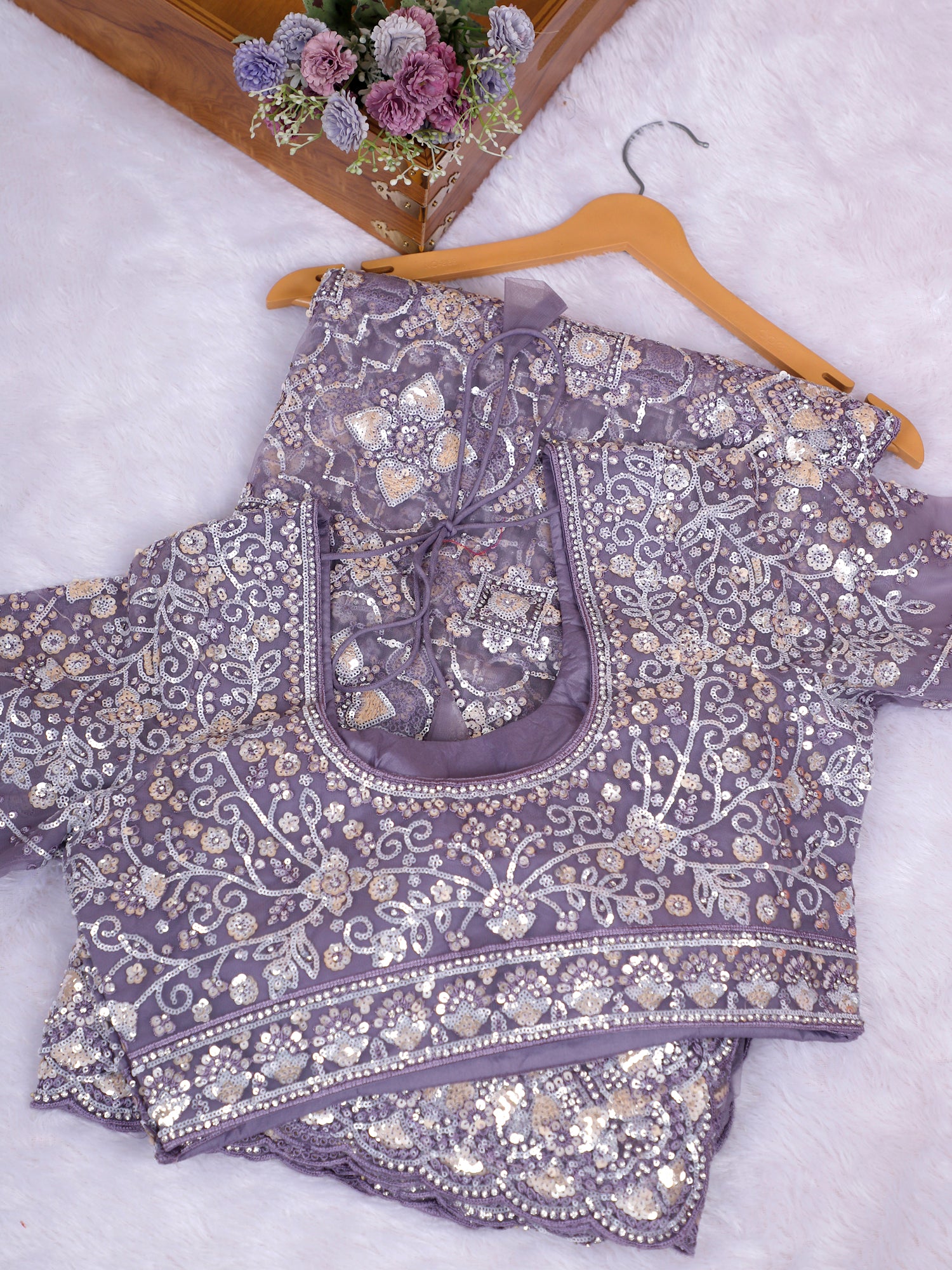 Nooraya Luxe Diamond Net Saree (Available in 5 Shades)