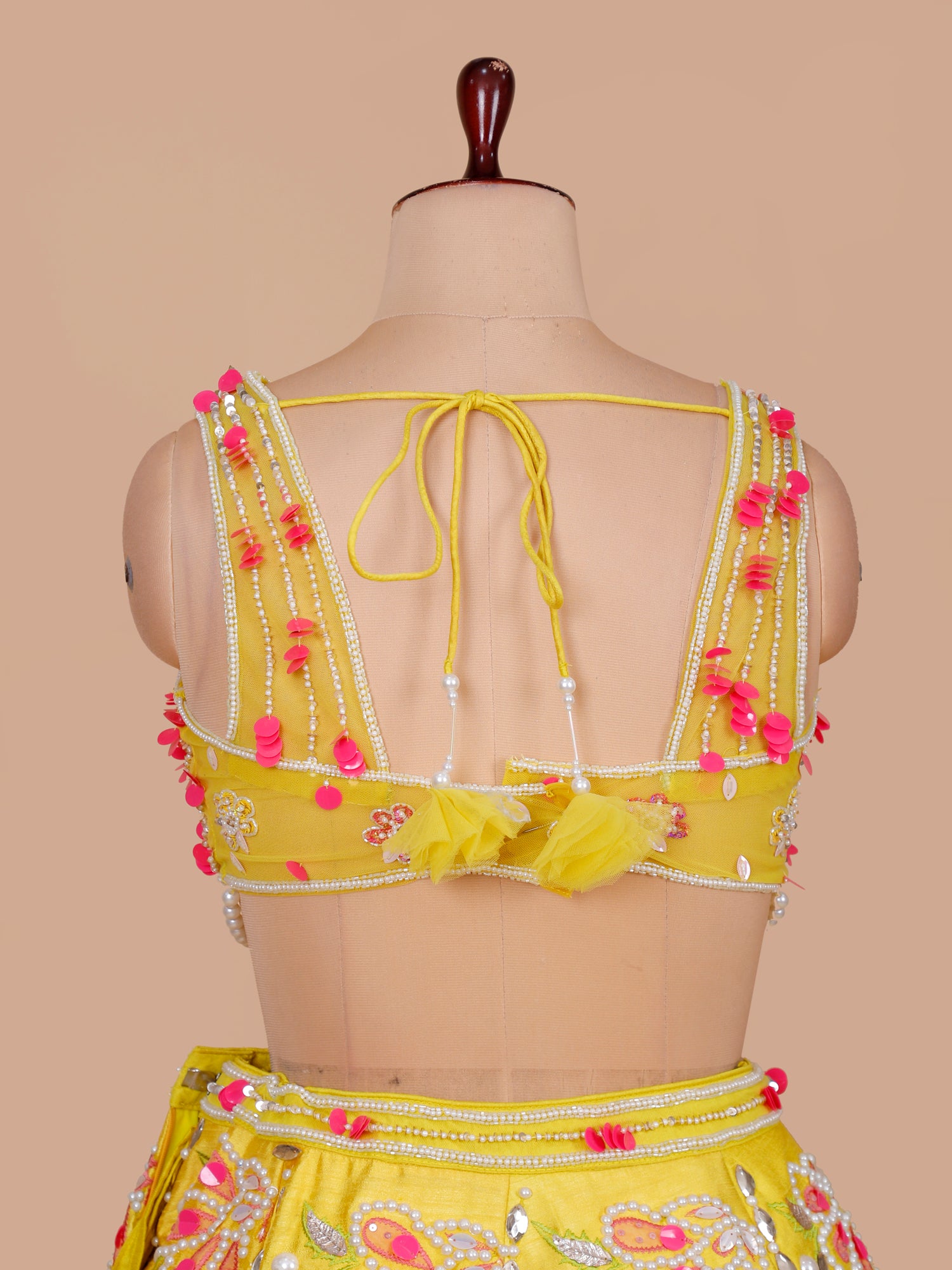 PDP Inspired Aurelia Sunbeam Pearl Silk Lehenga
