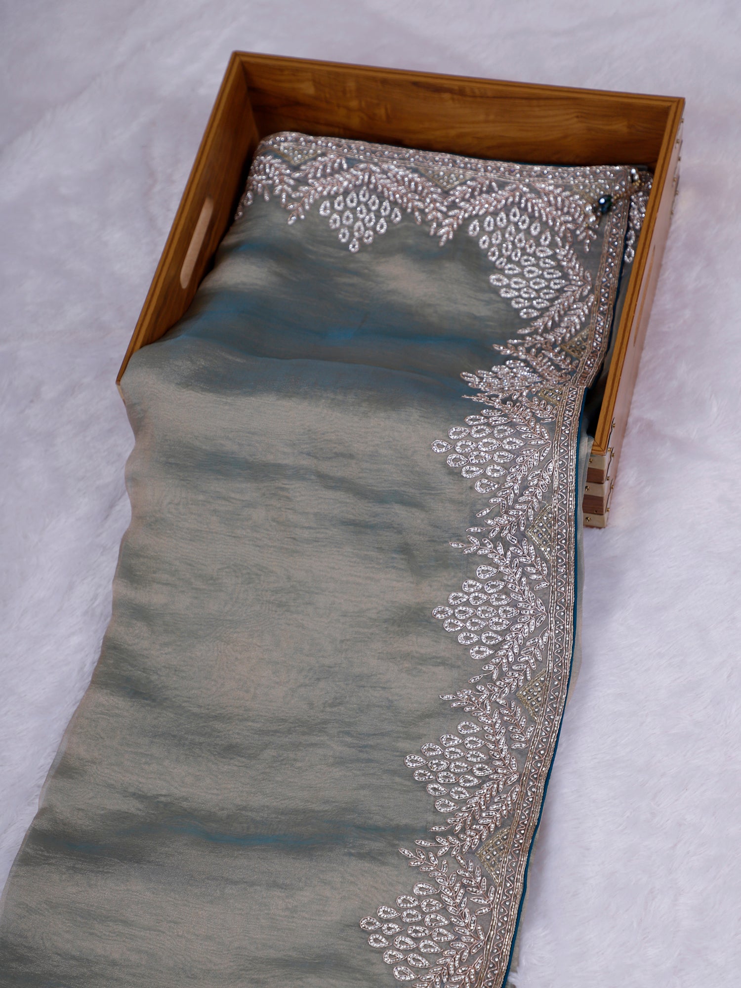 Noor-E-Sparkle Designer Saree - 2 Amazing colors