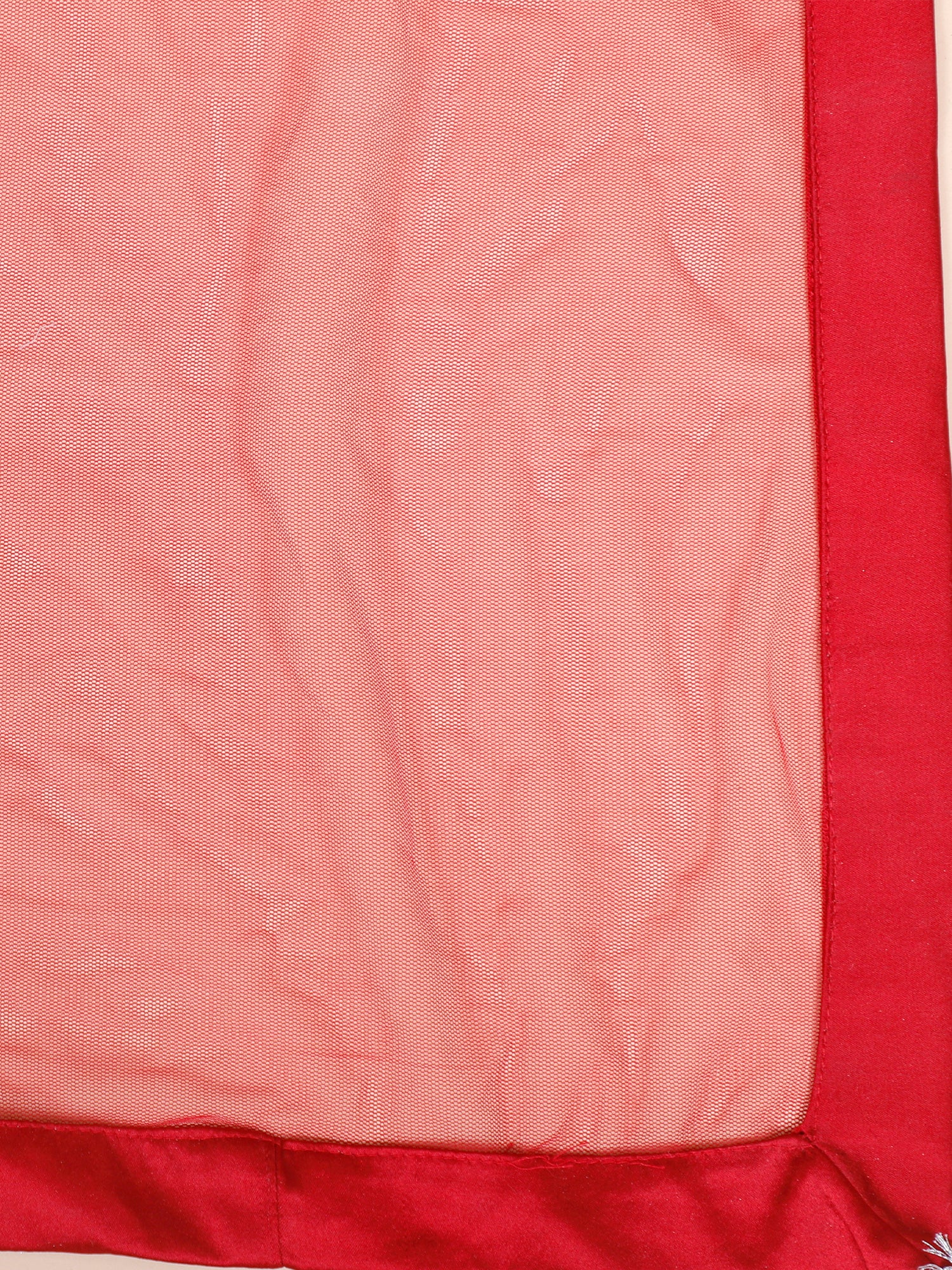 Red Georgette Indo-Western