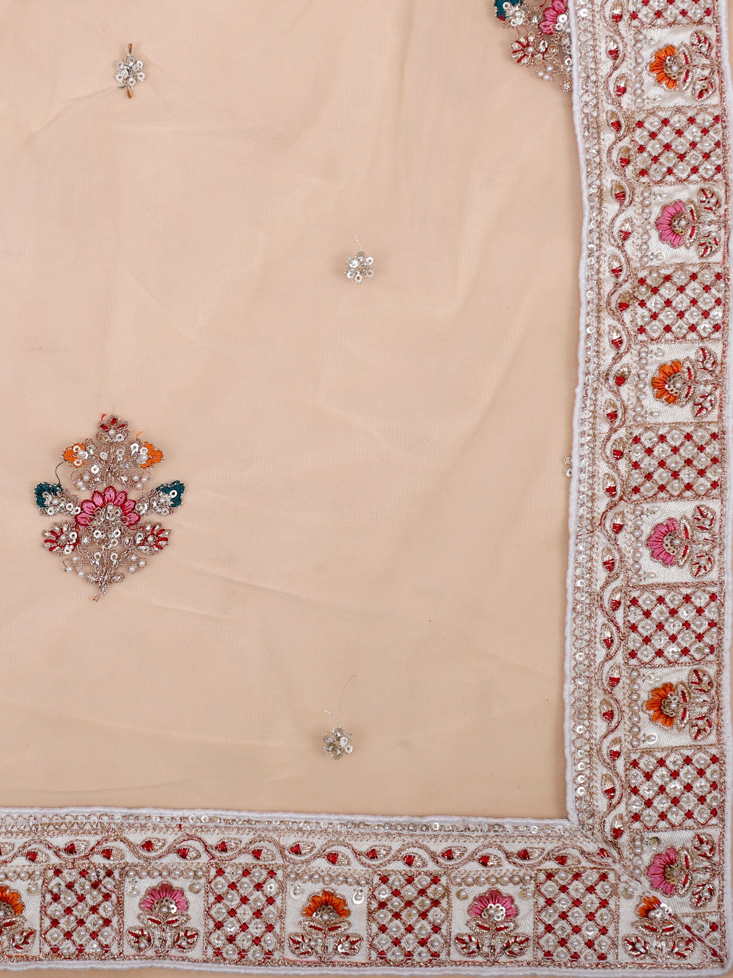 Ivory Noor-E-Nazaakat Silk Lehenga