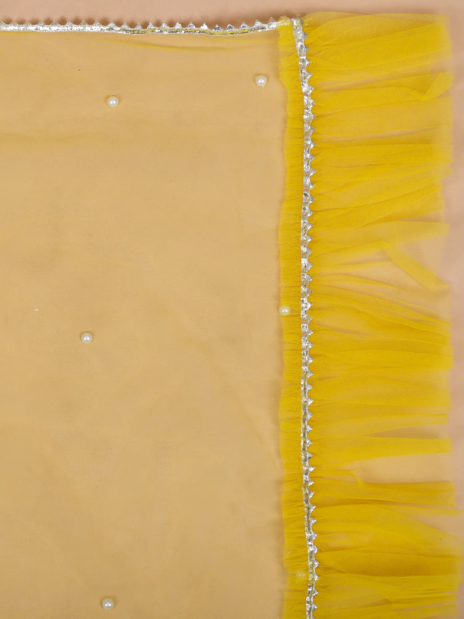 Sunehri Vibe Edit Yellow Net Signature Couture Lehenga