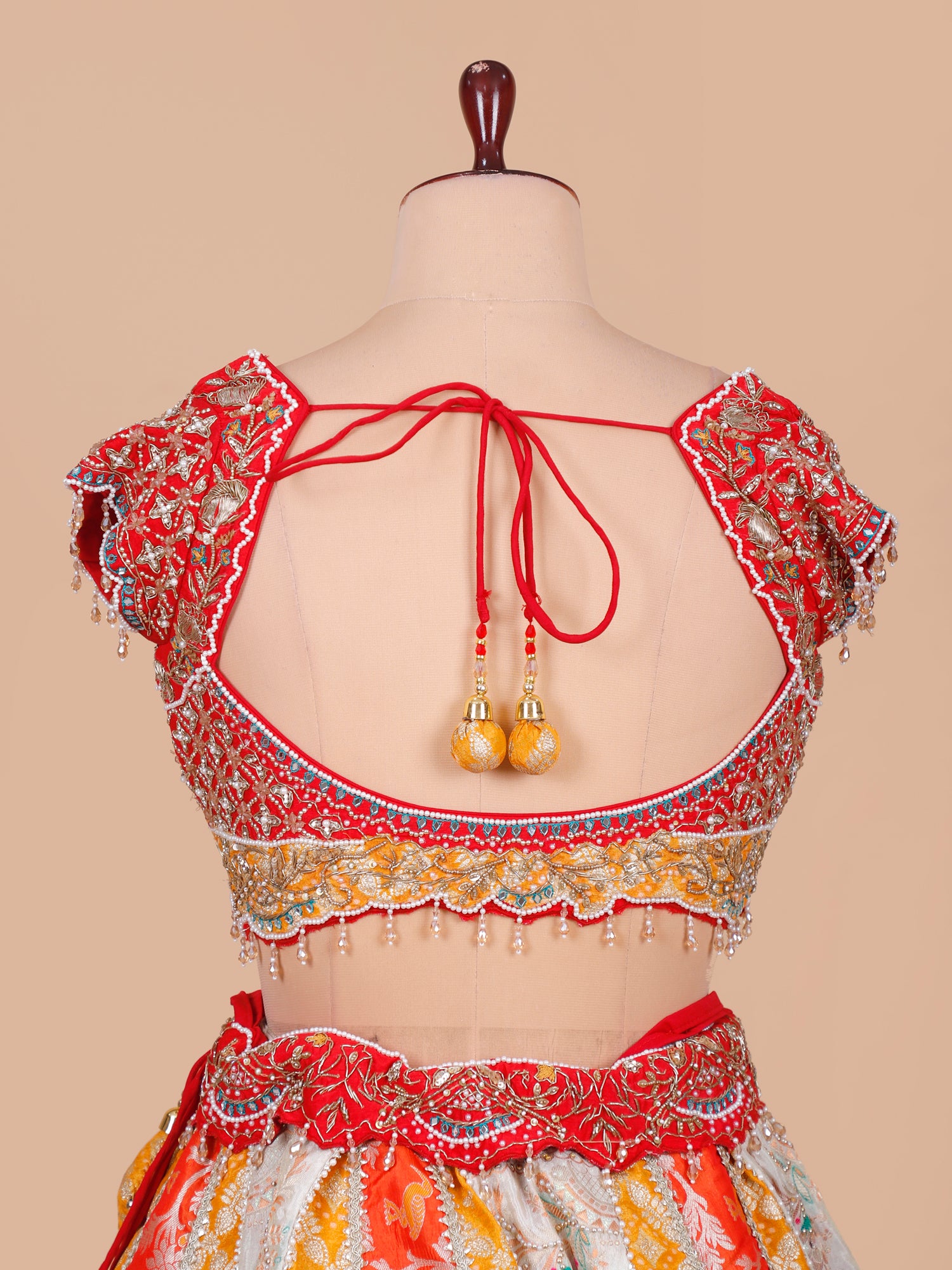PDP Inspired Kaleido Rangrez Silk Lehenga