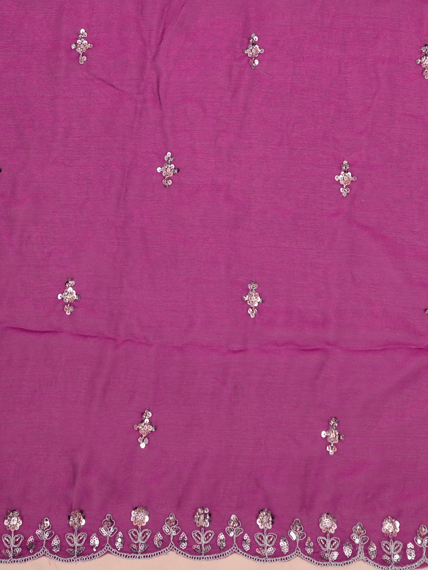 Deep Purple Noor-E-Ada Shimmer Lehenga