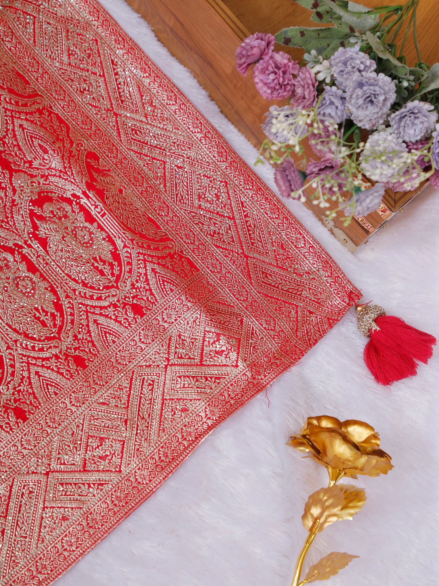 RangRasiya Swarovski Spark Silk Saree – Dual Tone Royal Edit (5 Colorways)