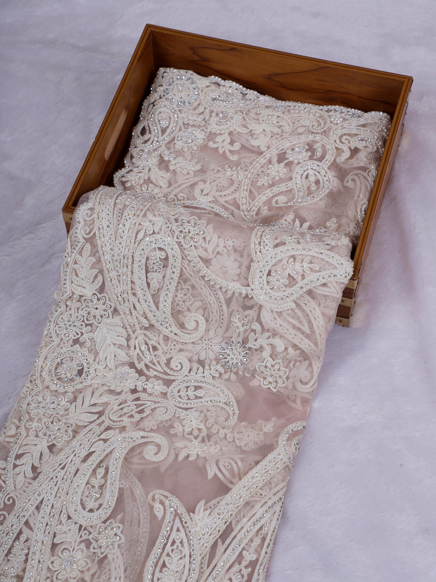 Dusty Rose Celestia Couture Saree
