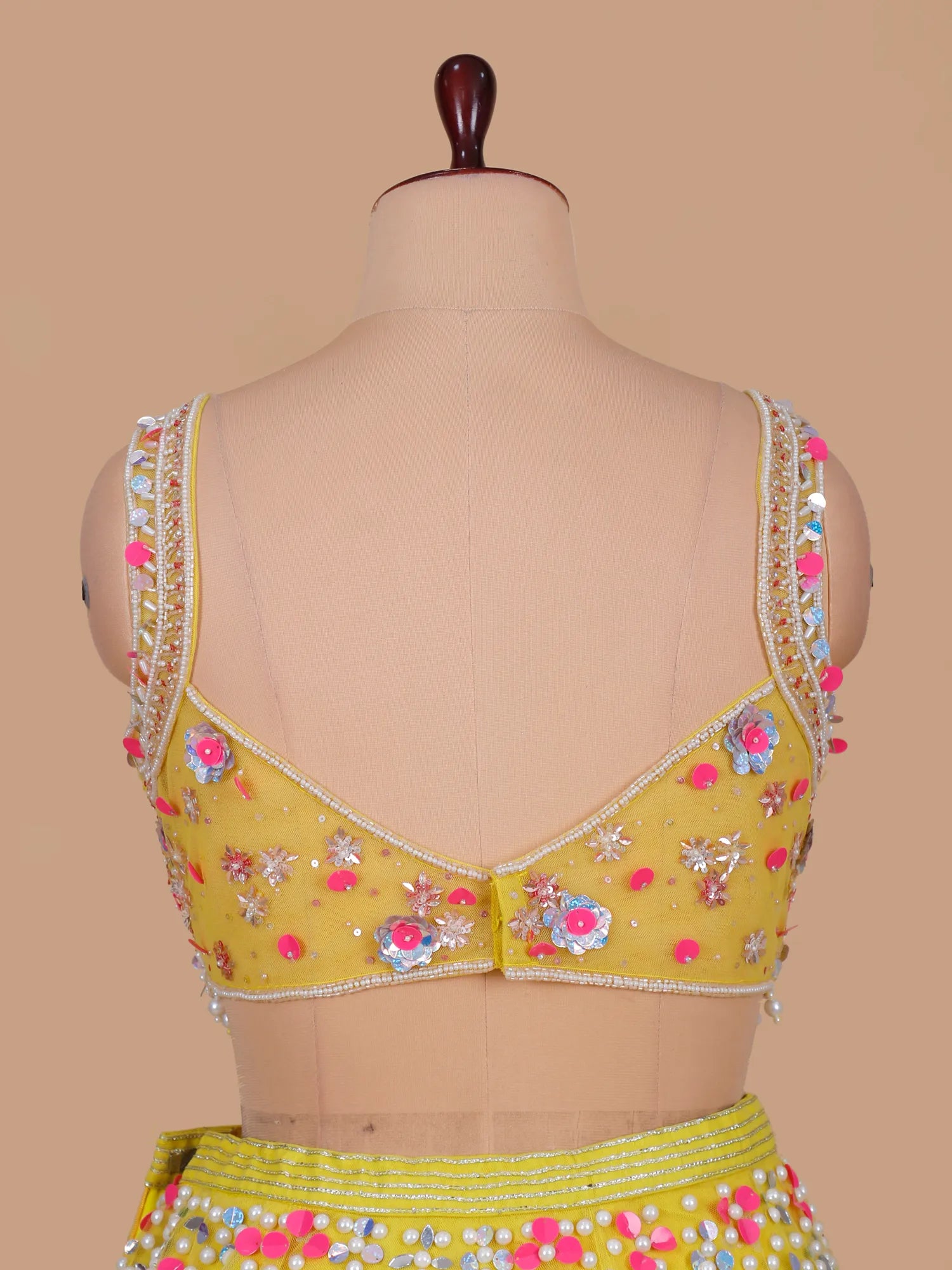 Sunehri Vibe Edit Yellow Net Signature Couture Lehenga